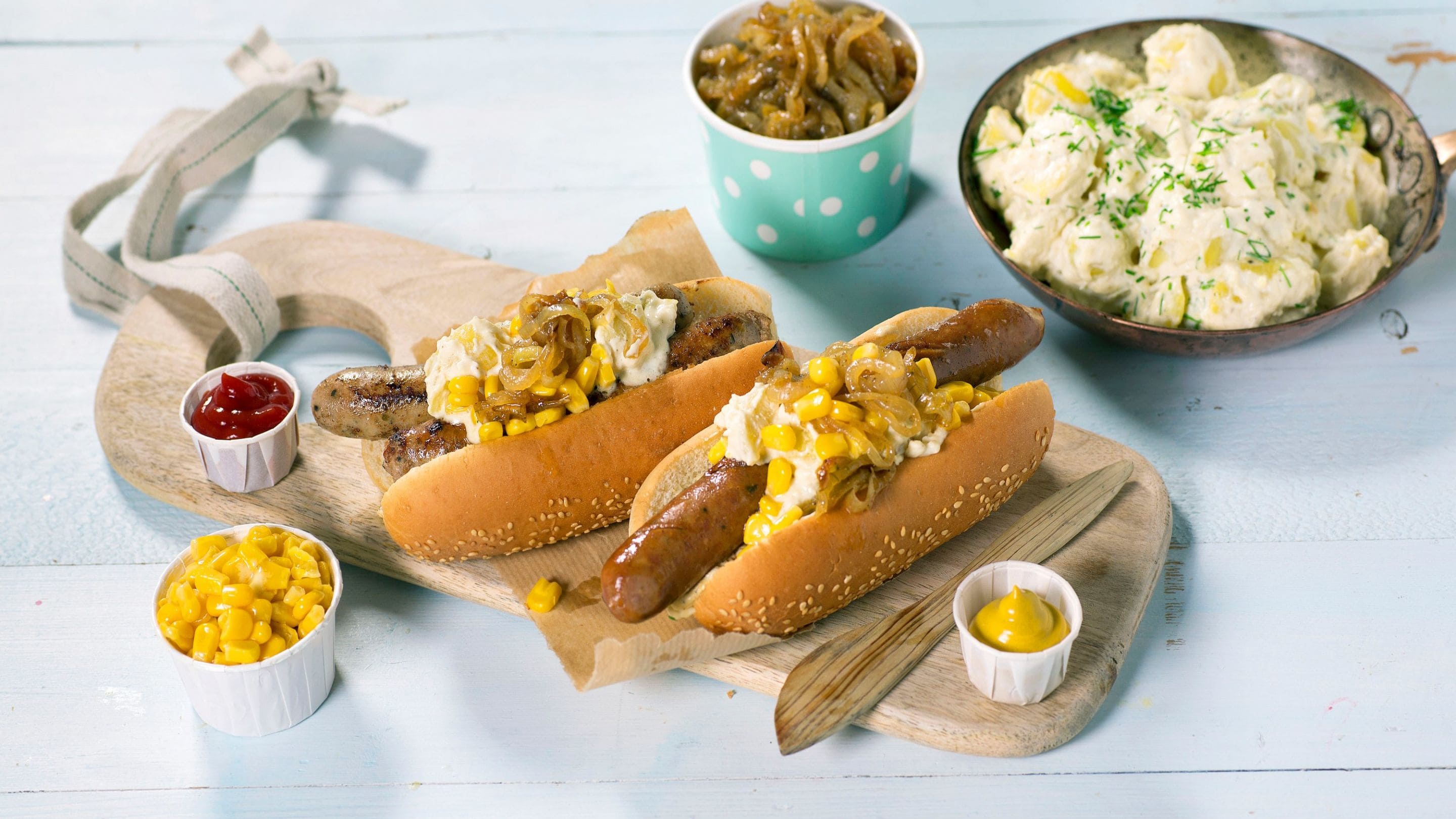 Pølse Og Grønnsaker