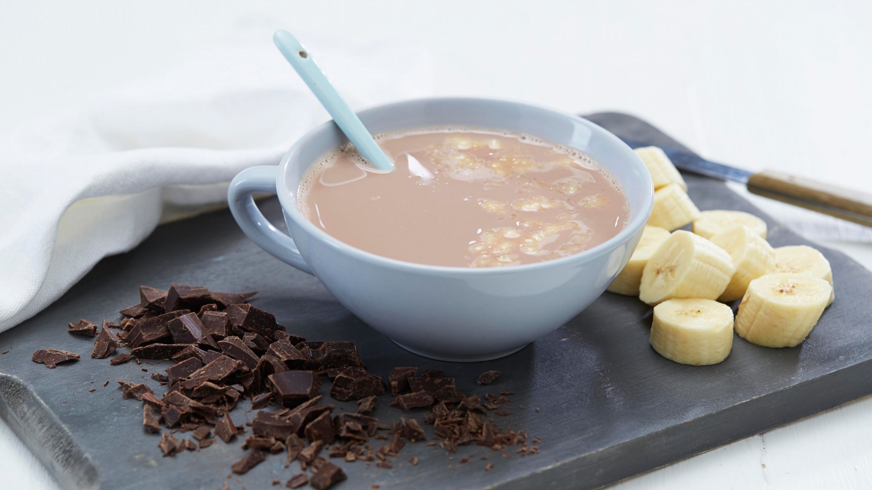 Varm sjokolade med banan