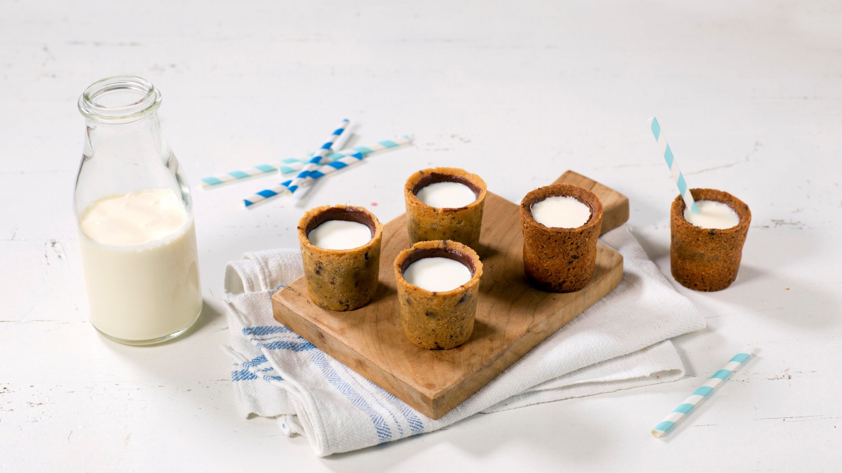 Cookie shot med melk