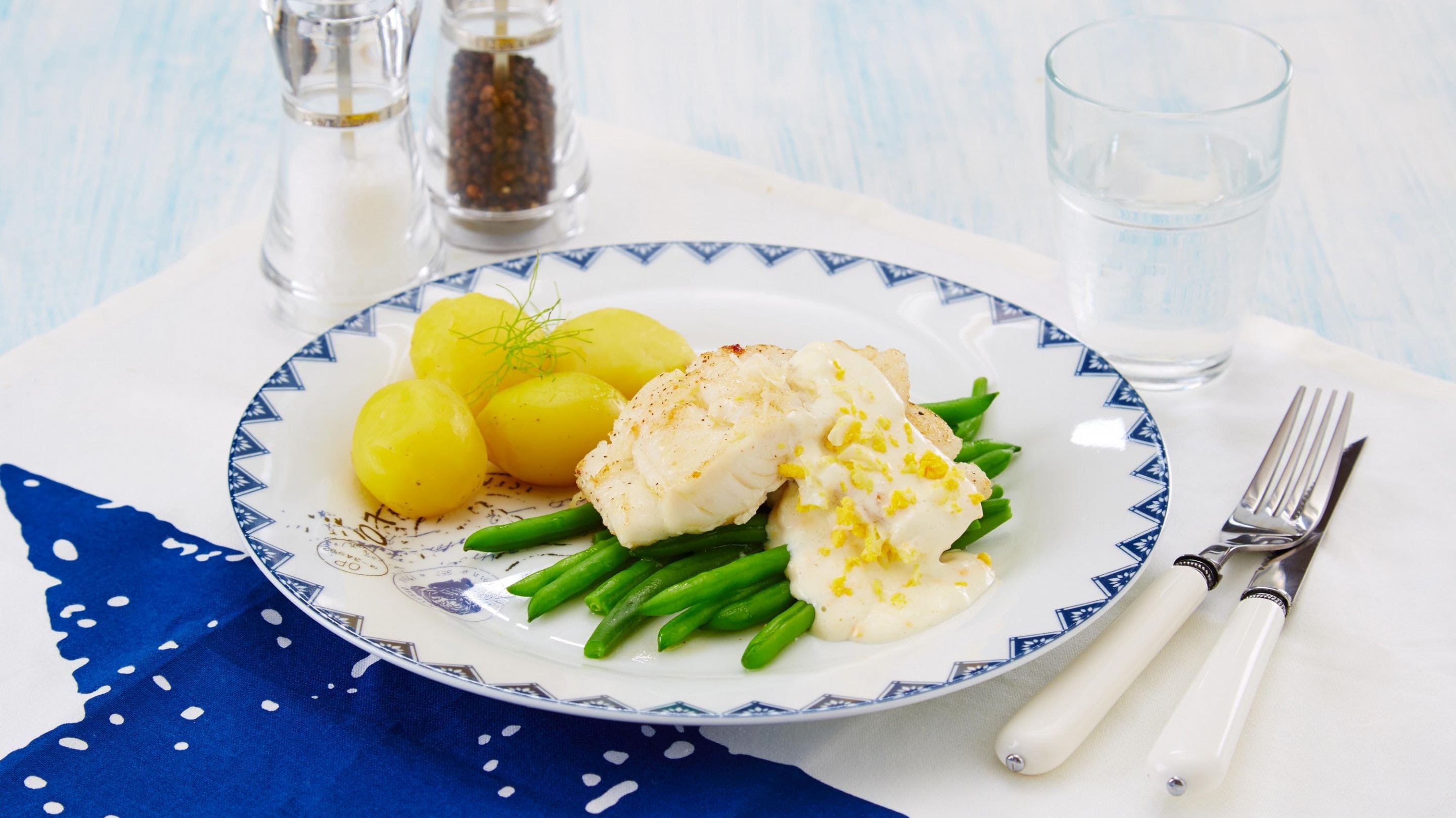 Torsk med eggesaus