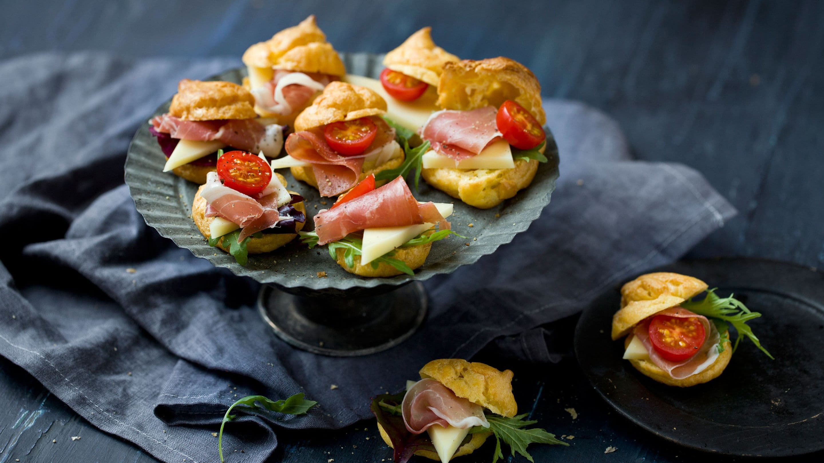 Minivannbakkels med gruyère