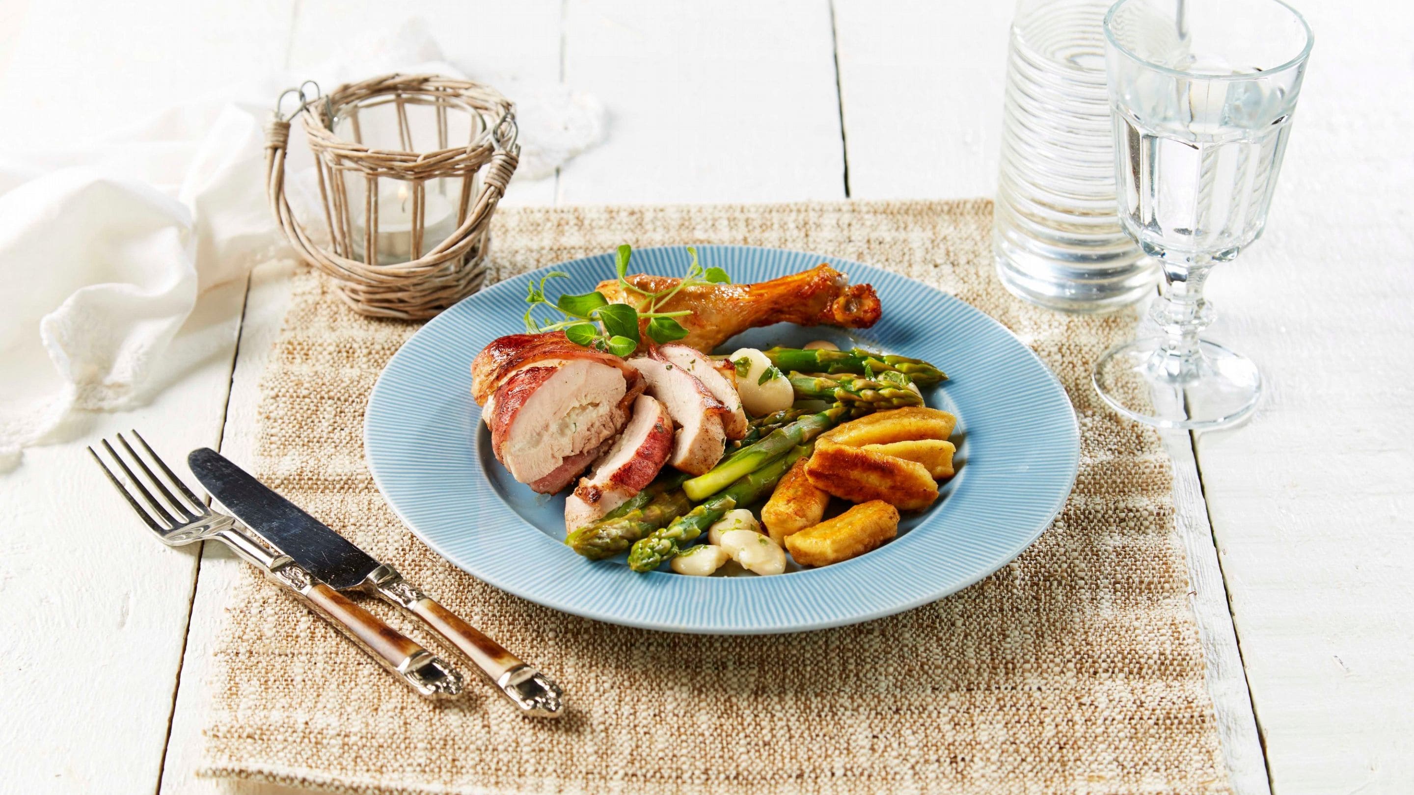 Pollo con gnocchi