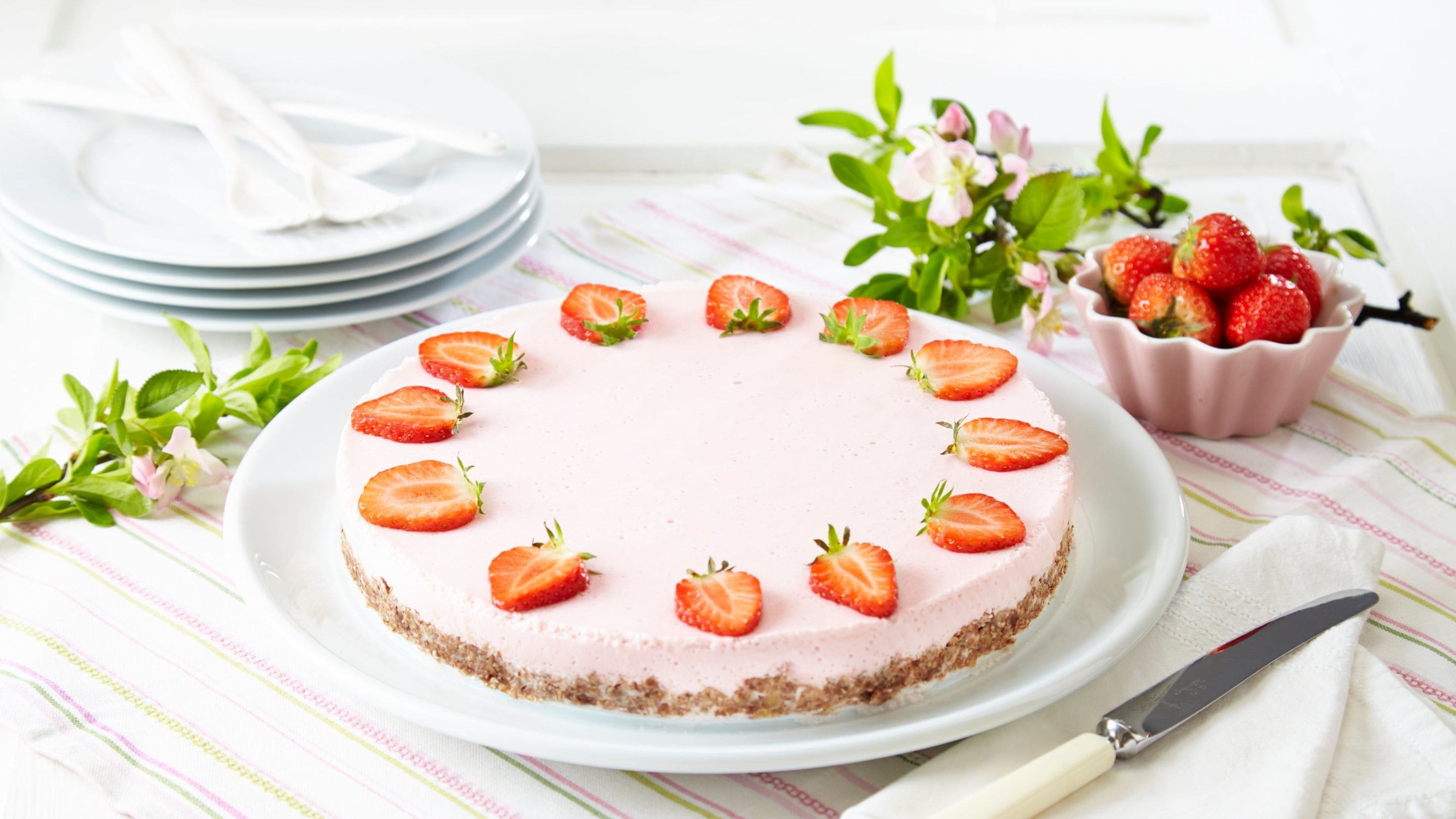Ostekake med Cottage Cheese