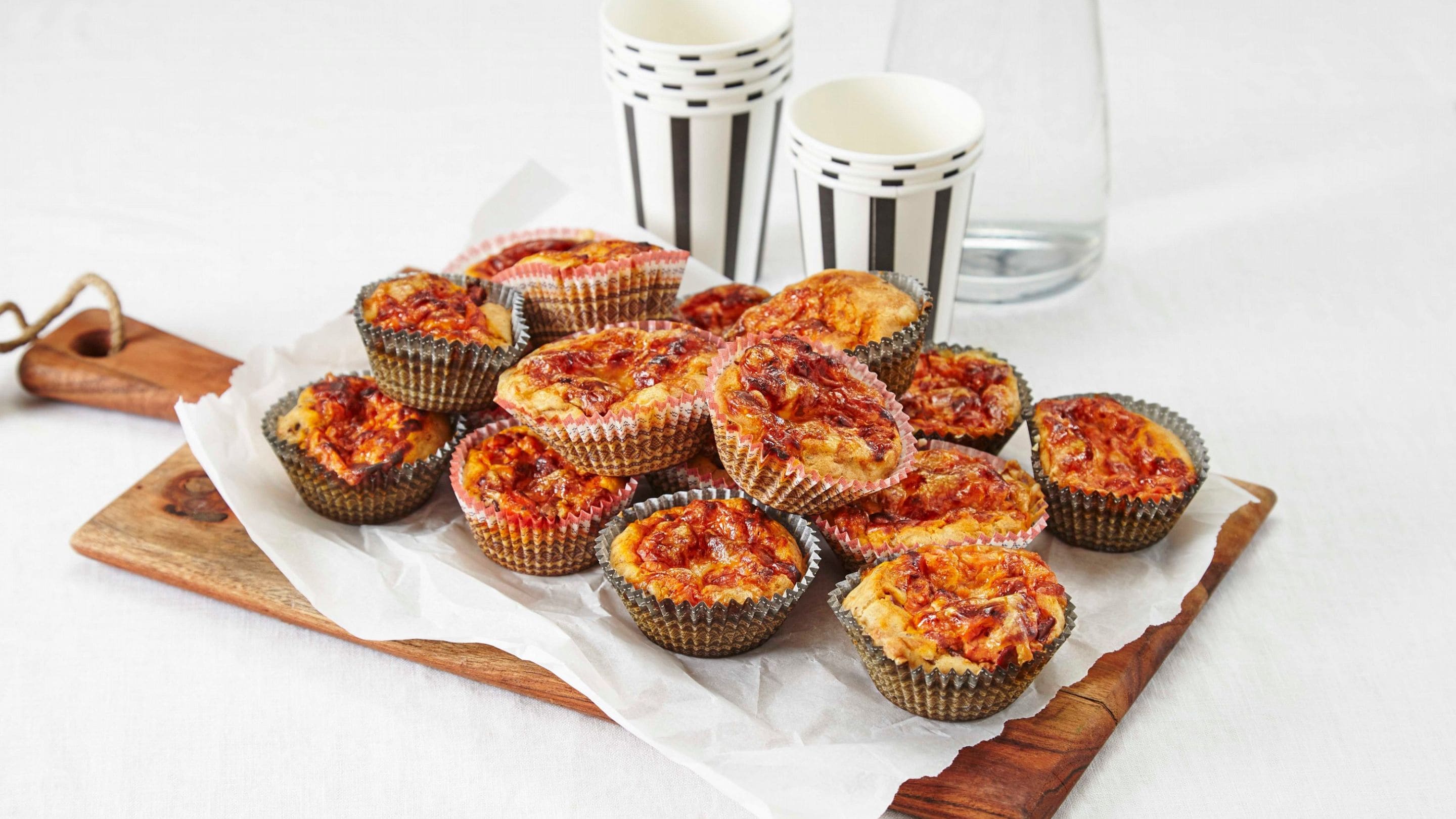 Lun muffins med ost og løk