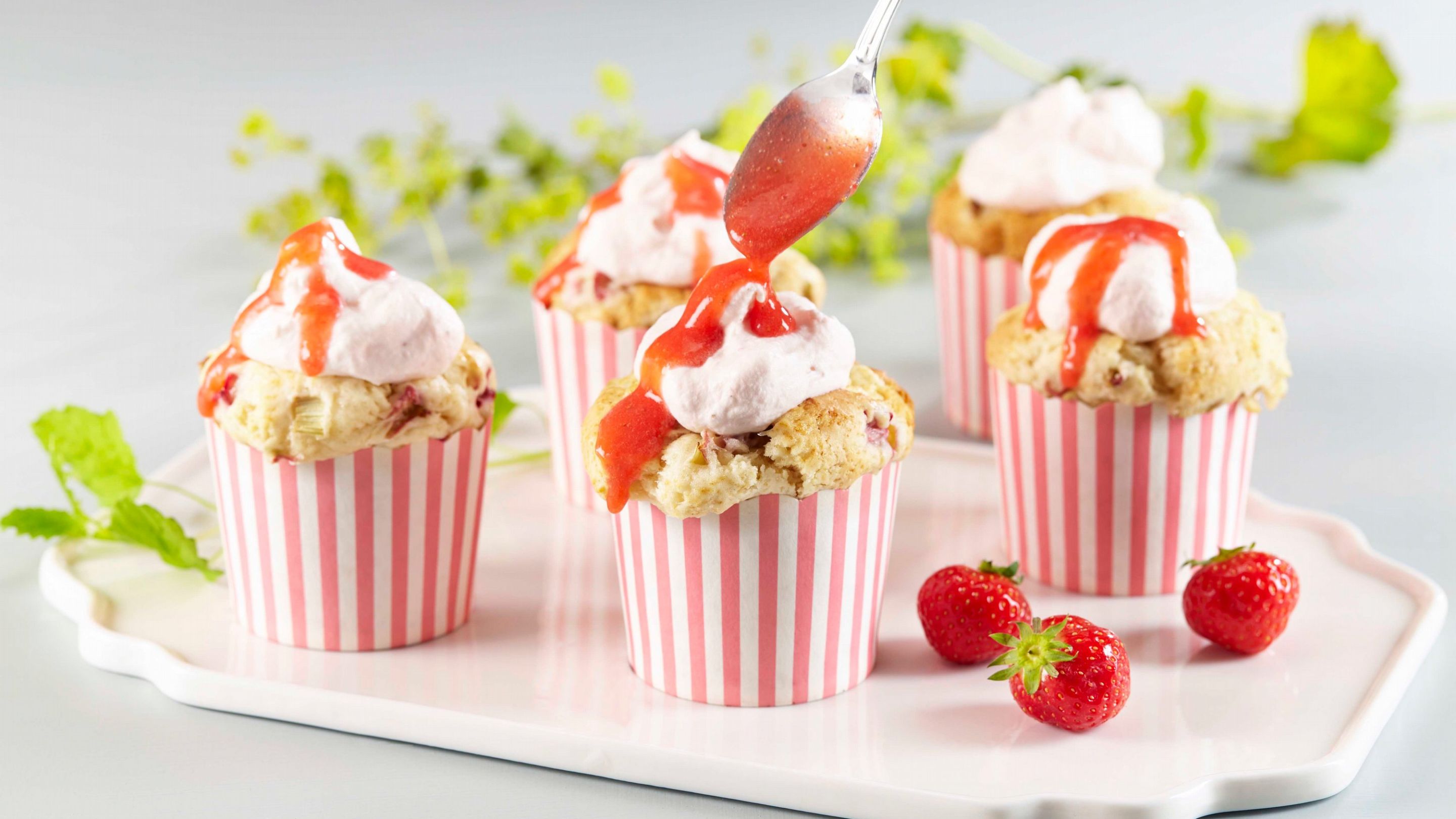 Rabarbramuffins