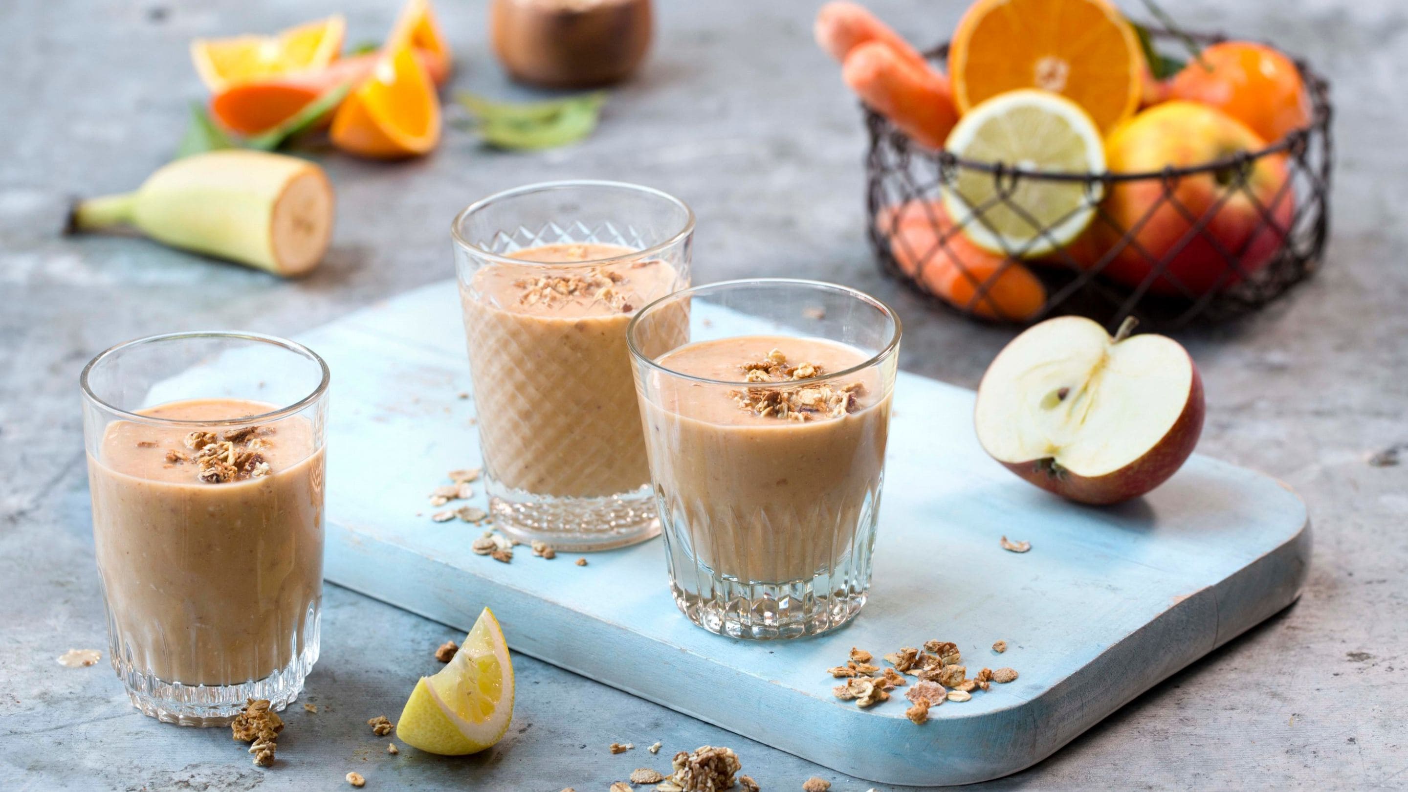 Supri smoothie med eple og gulrot