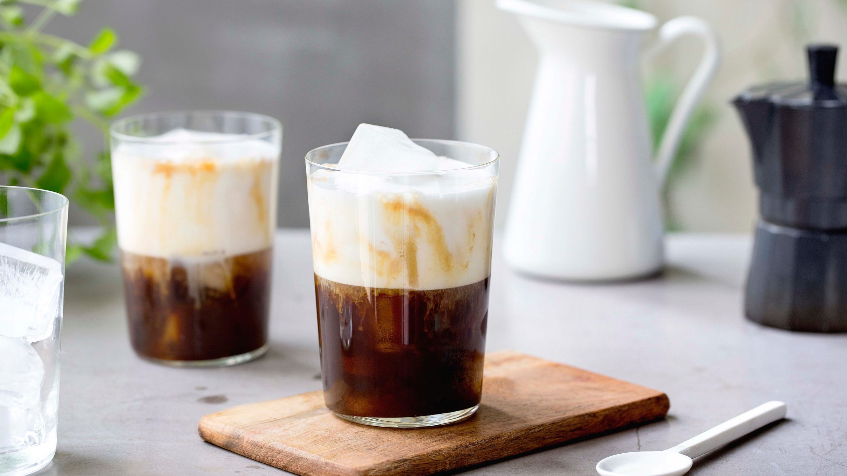 Iskaffe med espresso