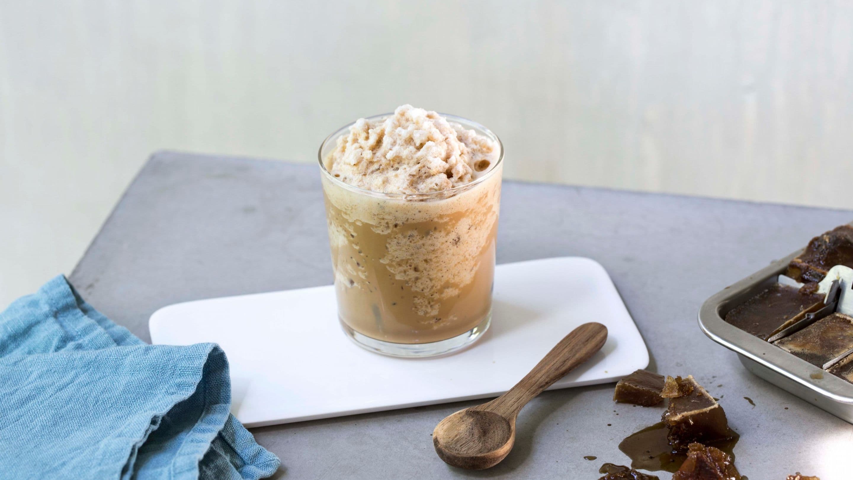 Frappuccino med kaffeisbiter