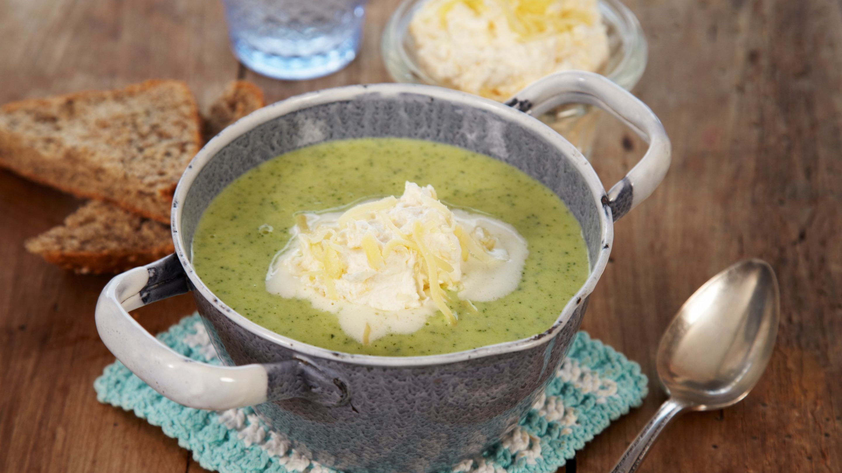Squashsuppe med ost
