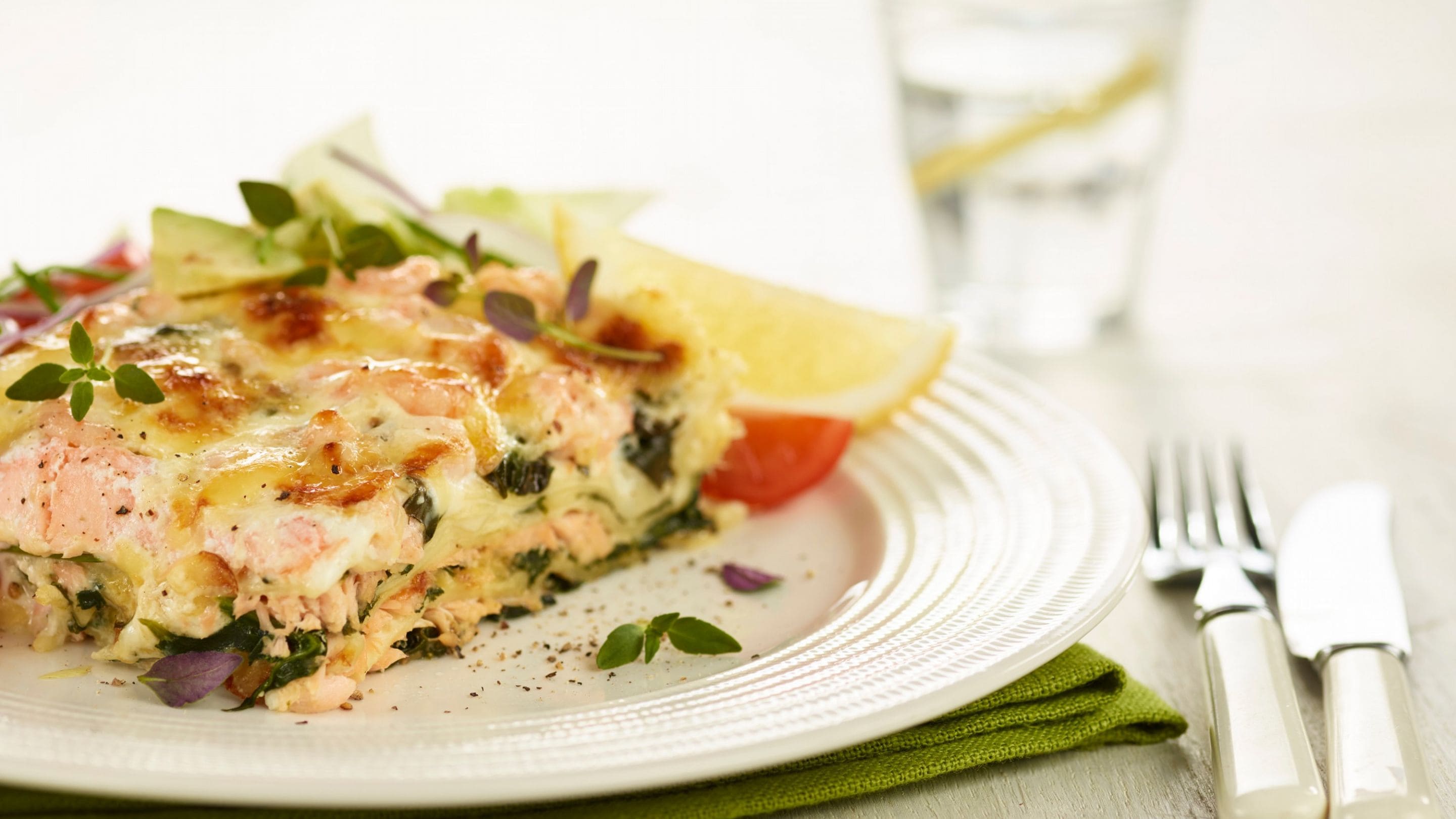 Fisk- og rekelasagne
