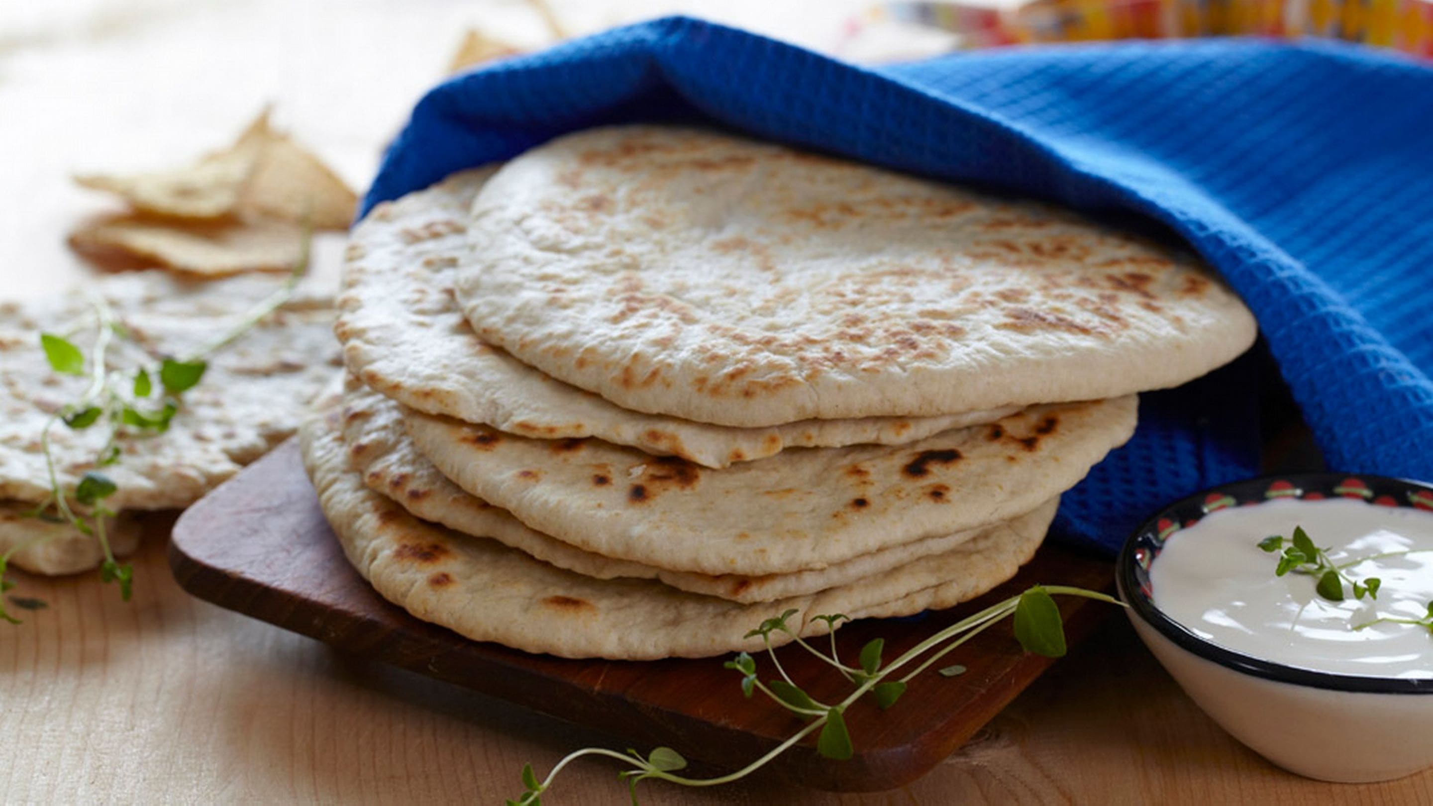 Hjemmebakte tacobrød