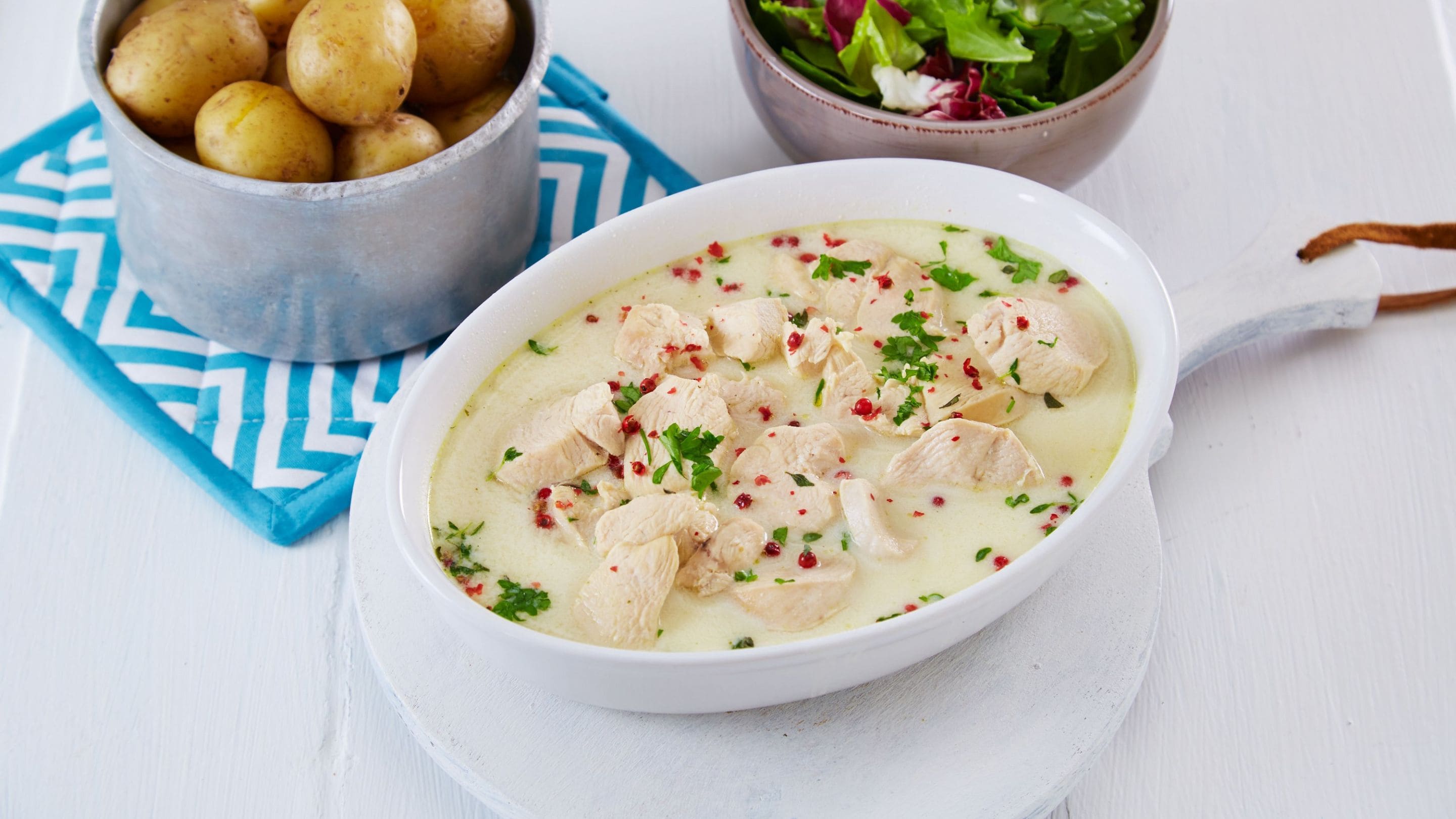 Kyllinggryte med rosepepper