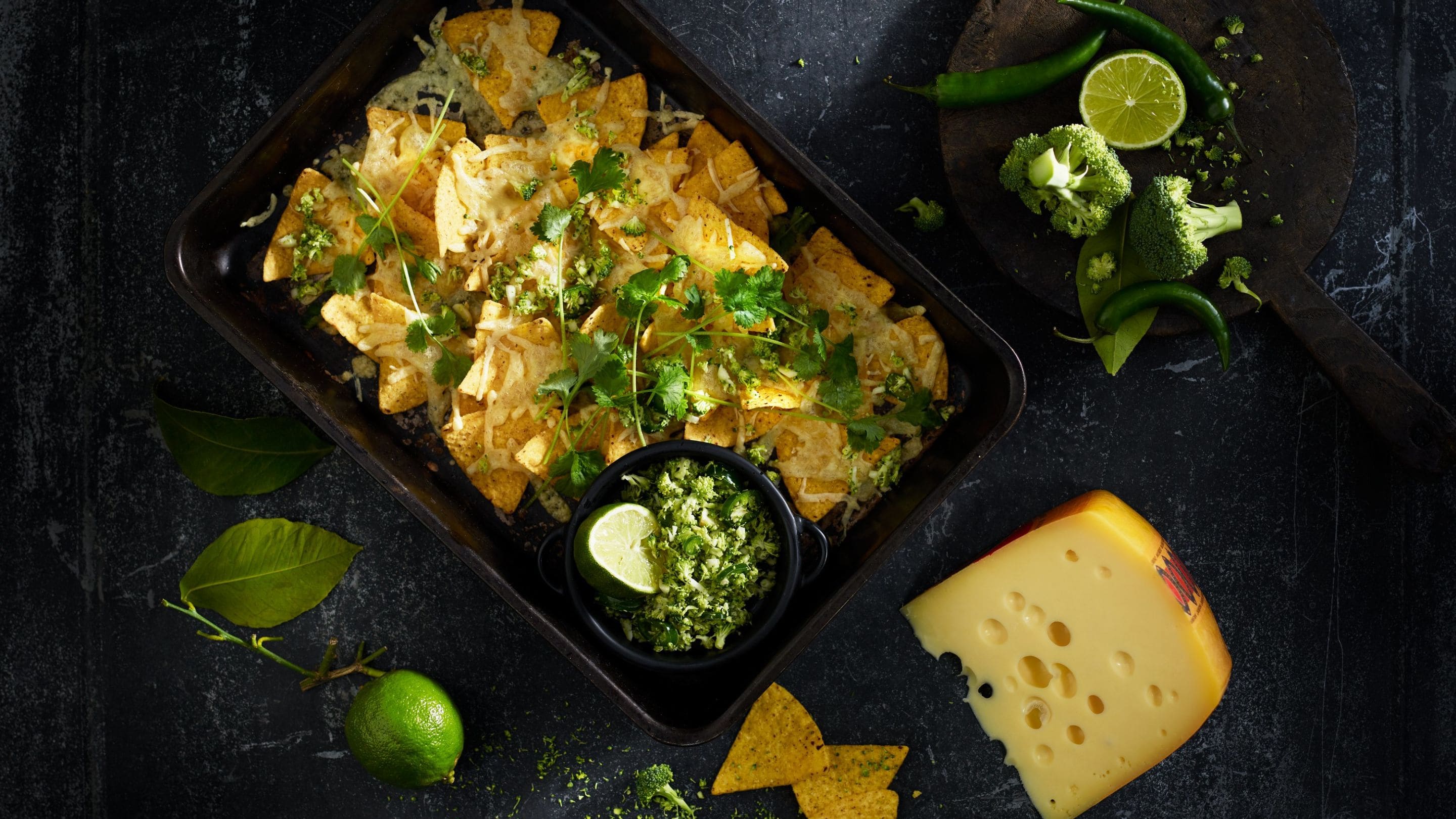 Ostegratinerte nachos