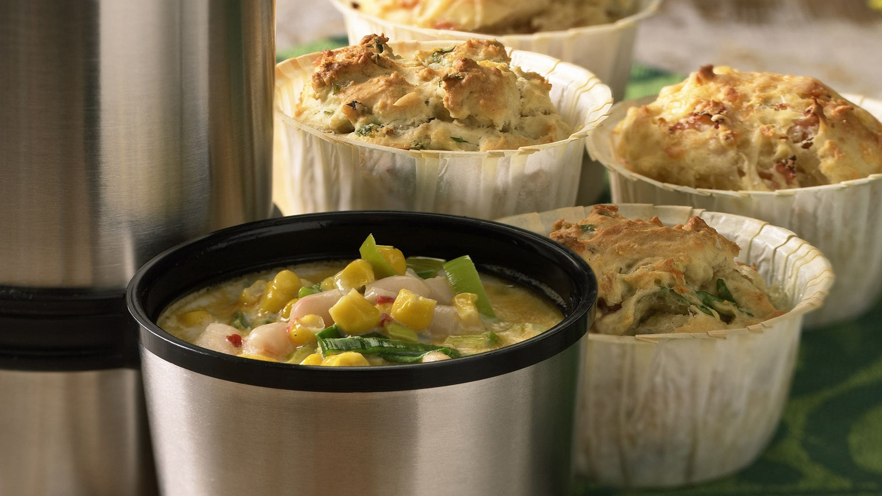 Tursuppe og muffins