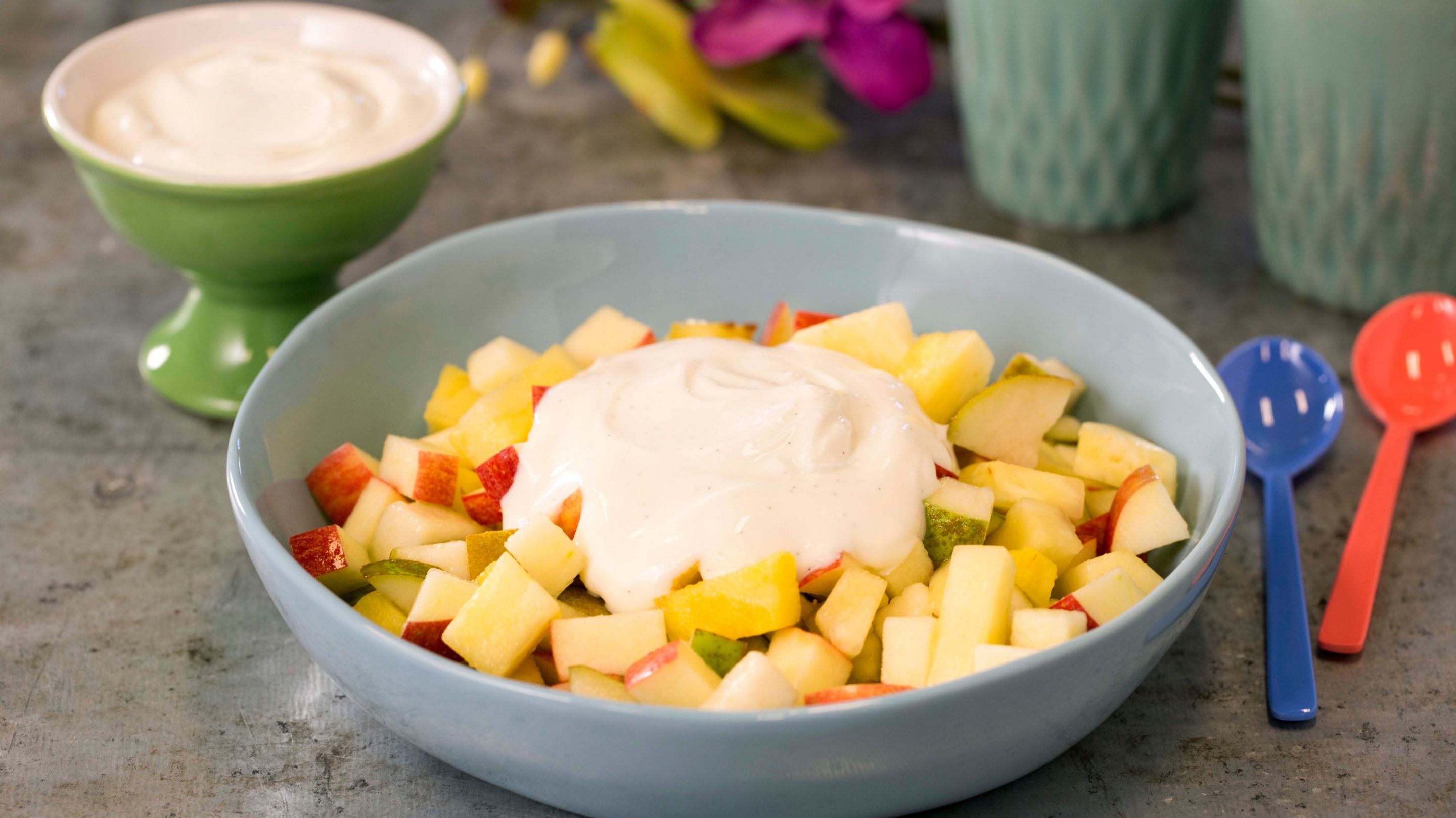Fruktsalat med Kesam® Vanilje Mager