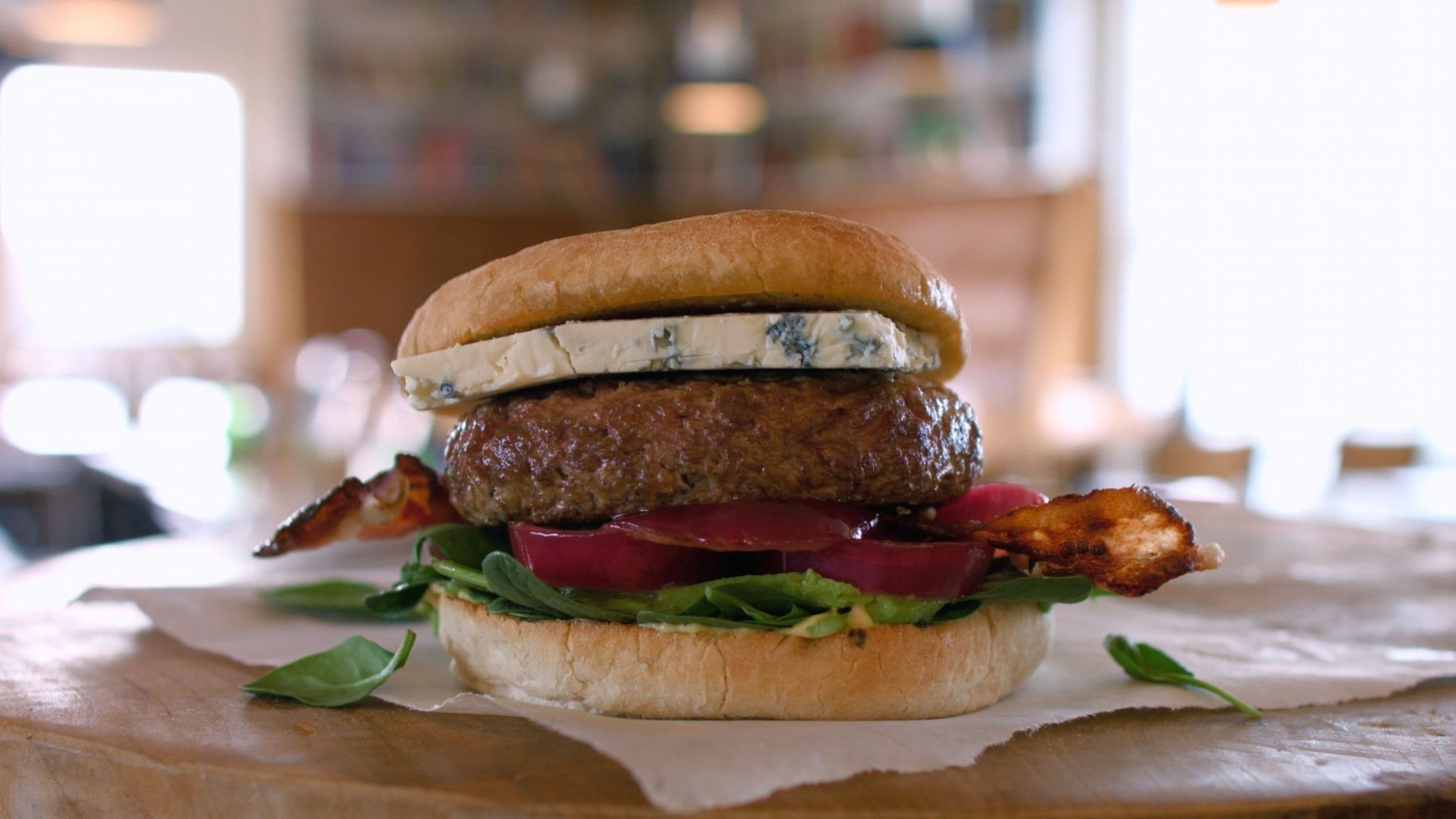 Hamburger med Selbu Blå