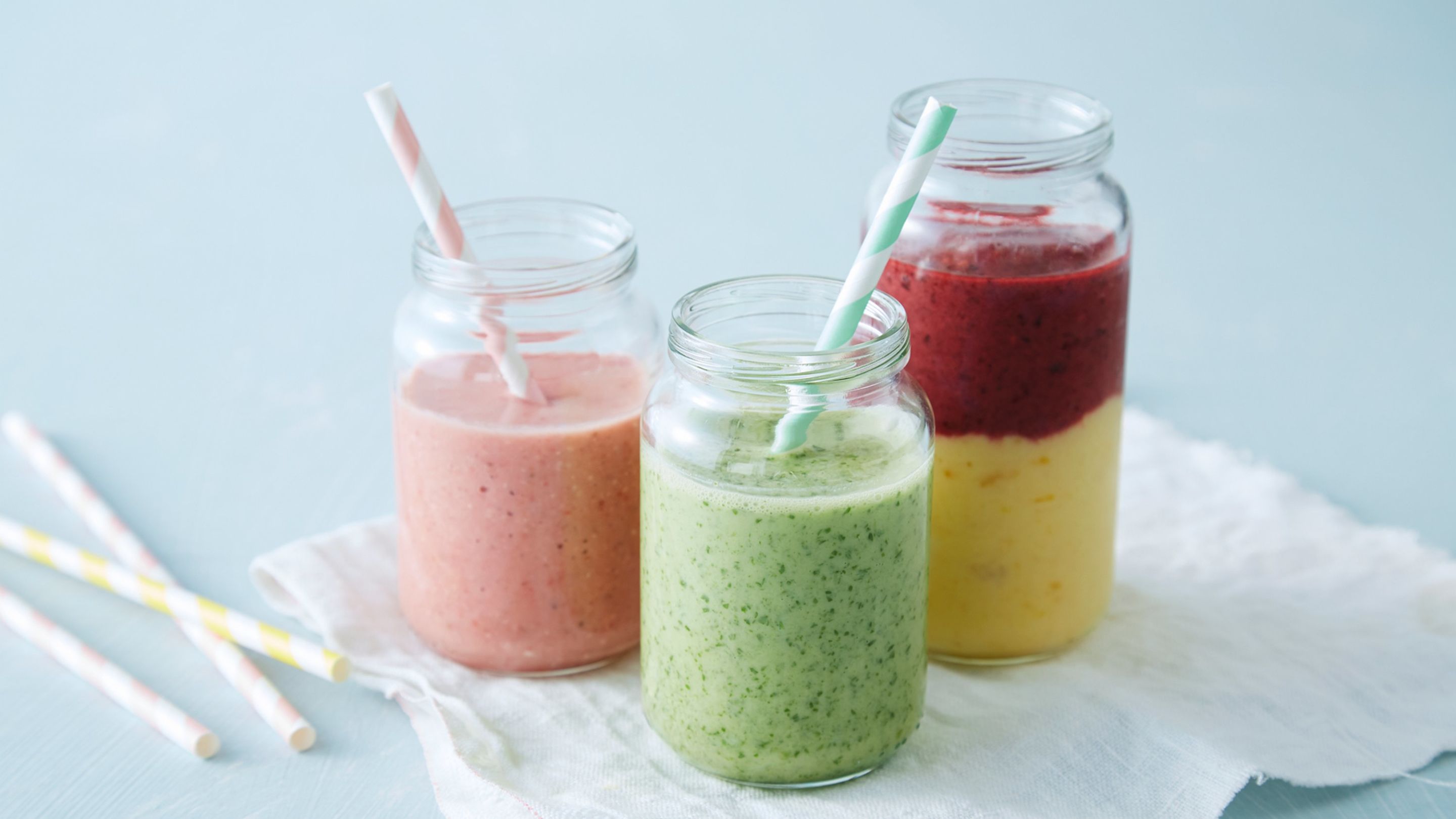 Biola smoothies Go Green Smooth frokost og Dobbel-smoothie