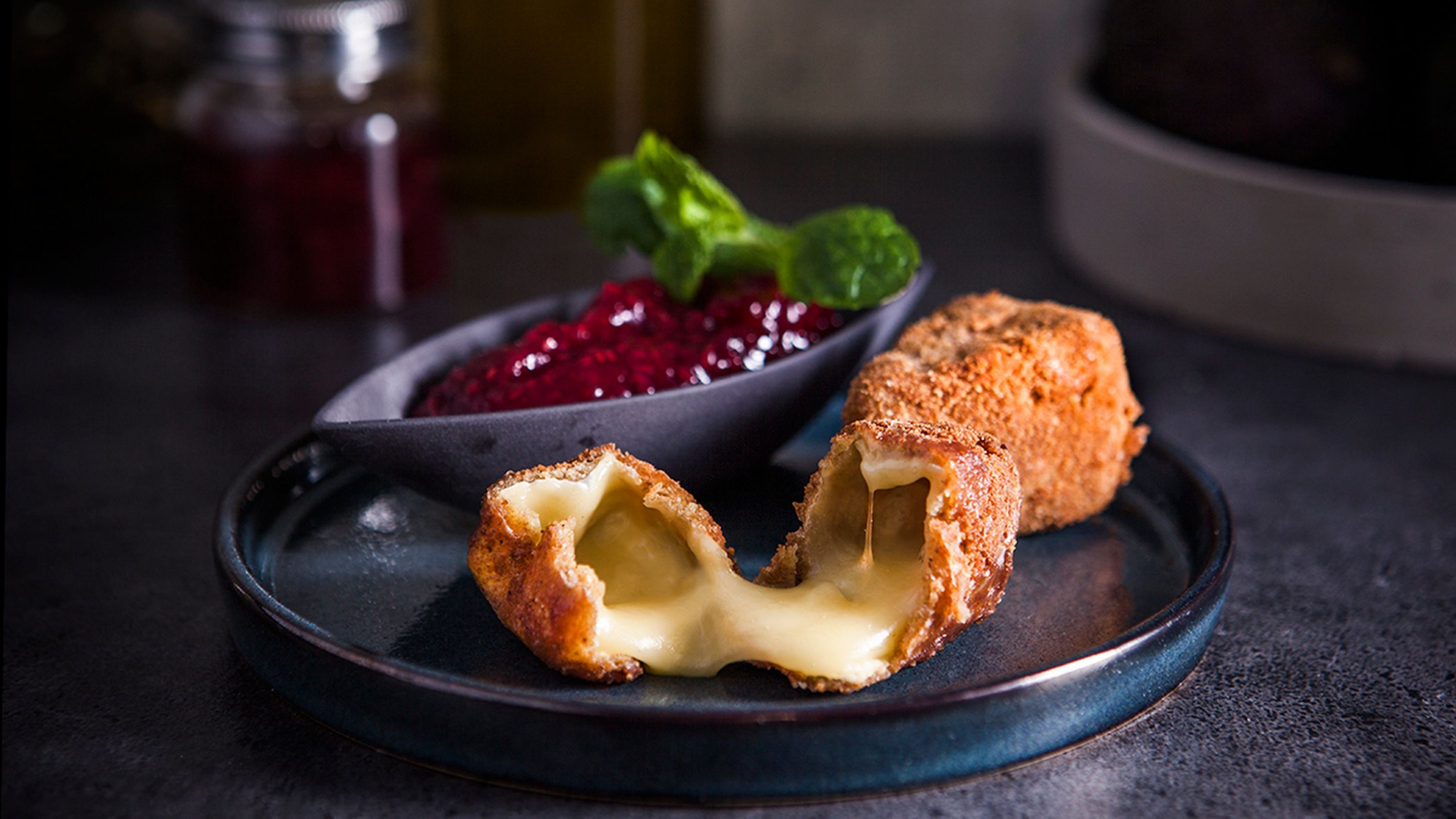 Sprøstekt Camembert