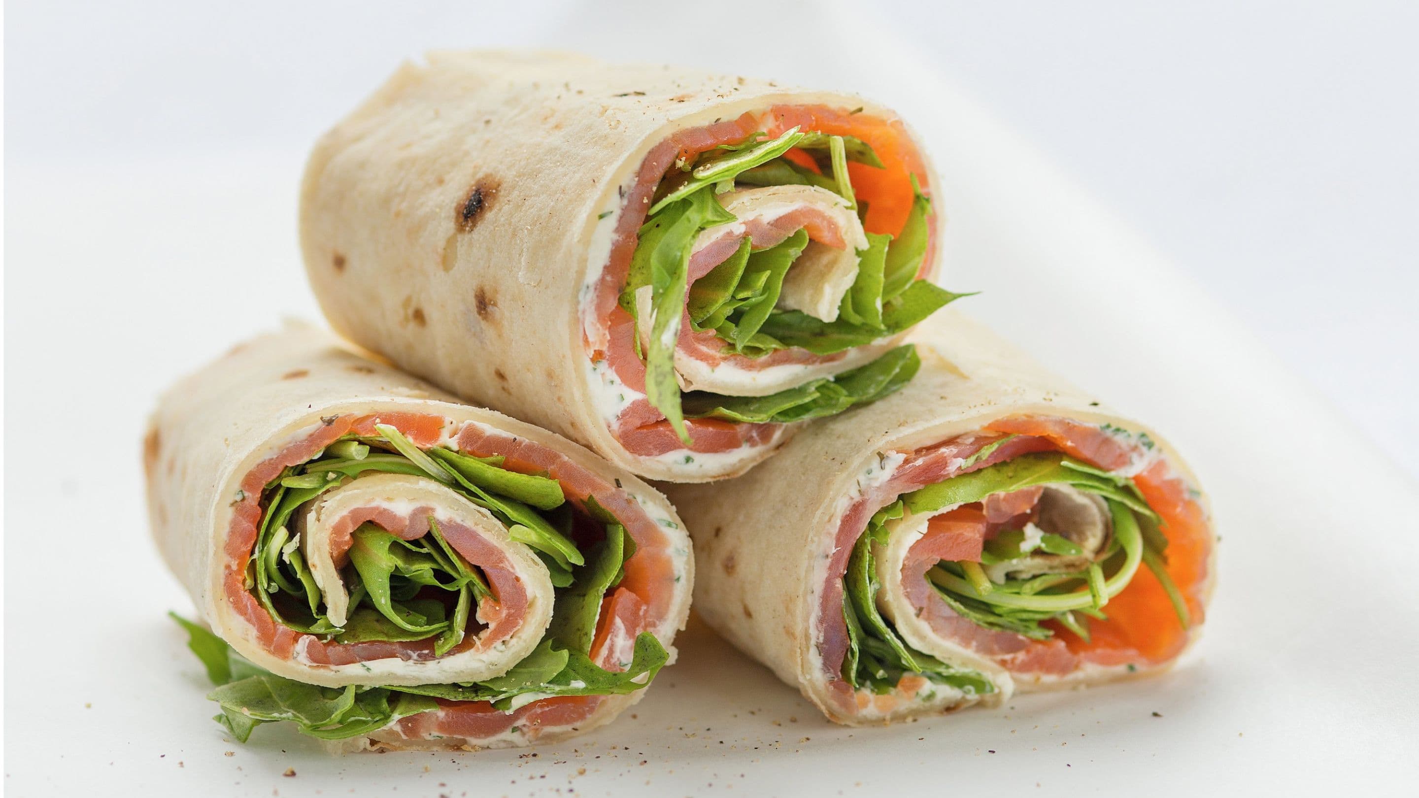 Lefse med røkelaks og Snøfrisk