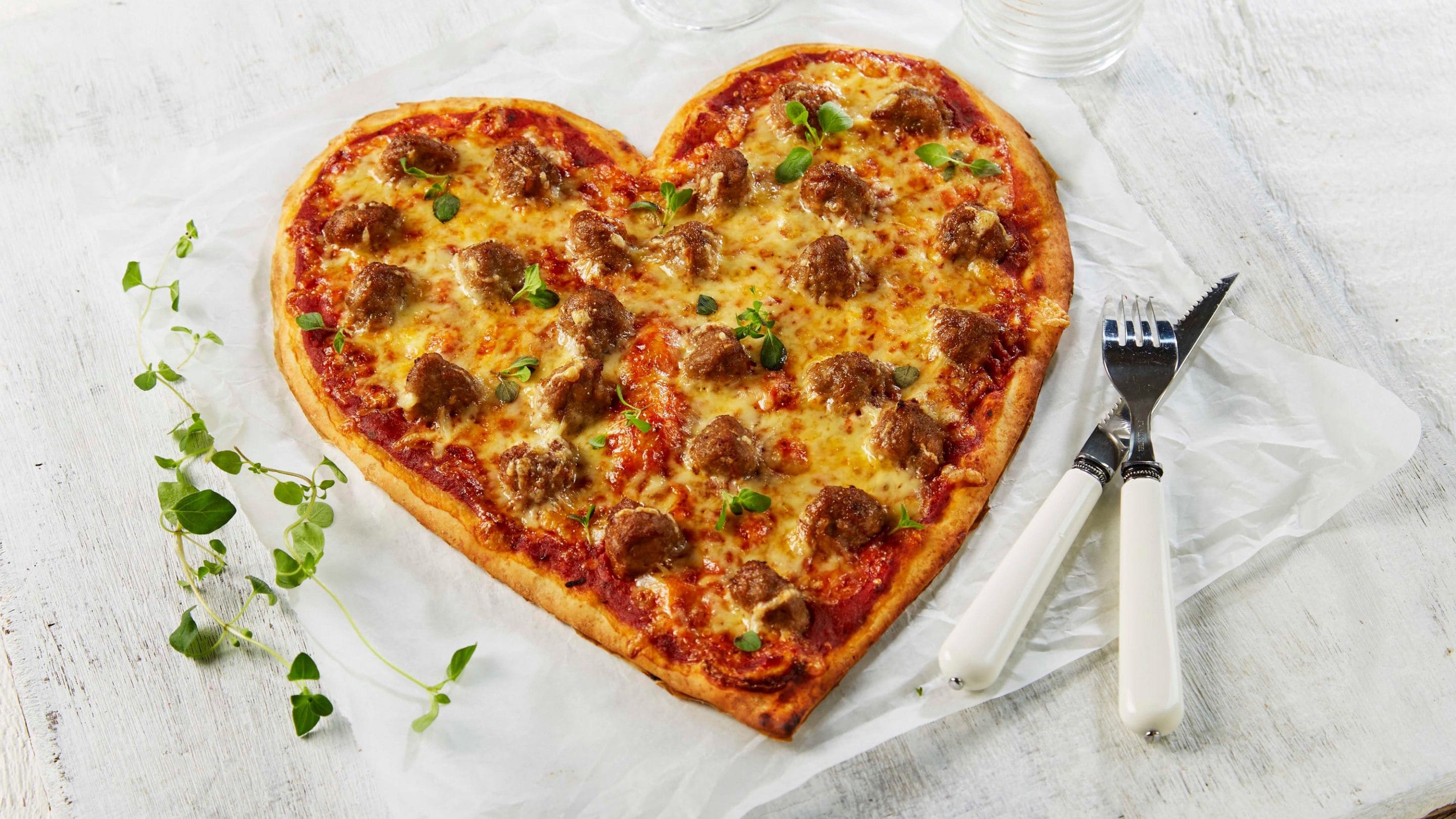 Hjertepizza