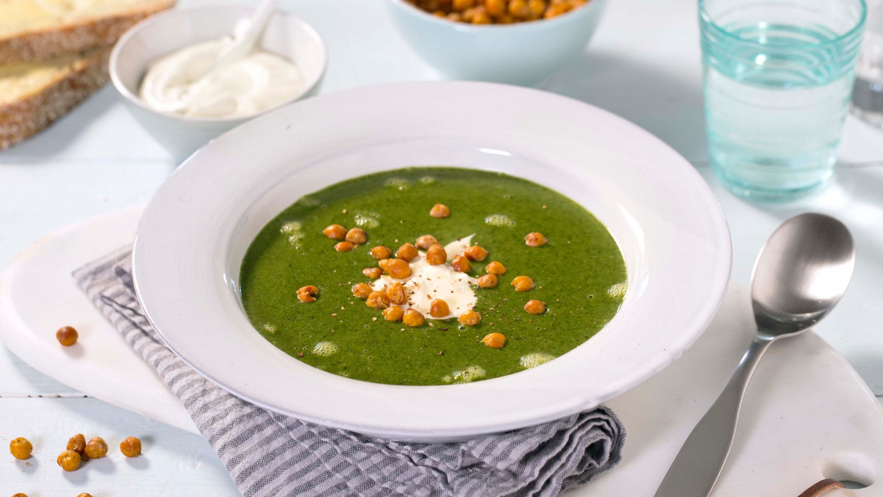 Spinatsuppe