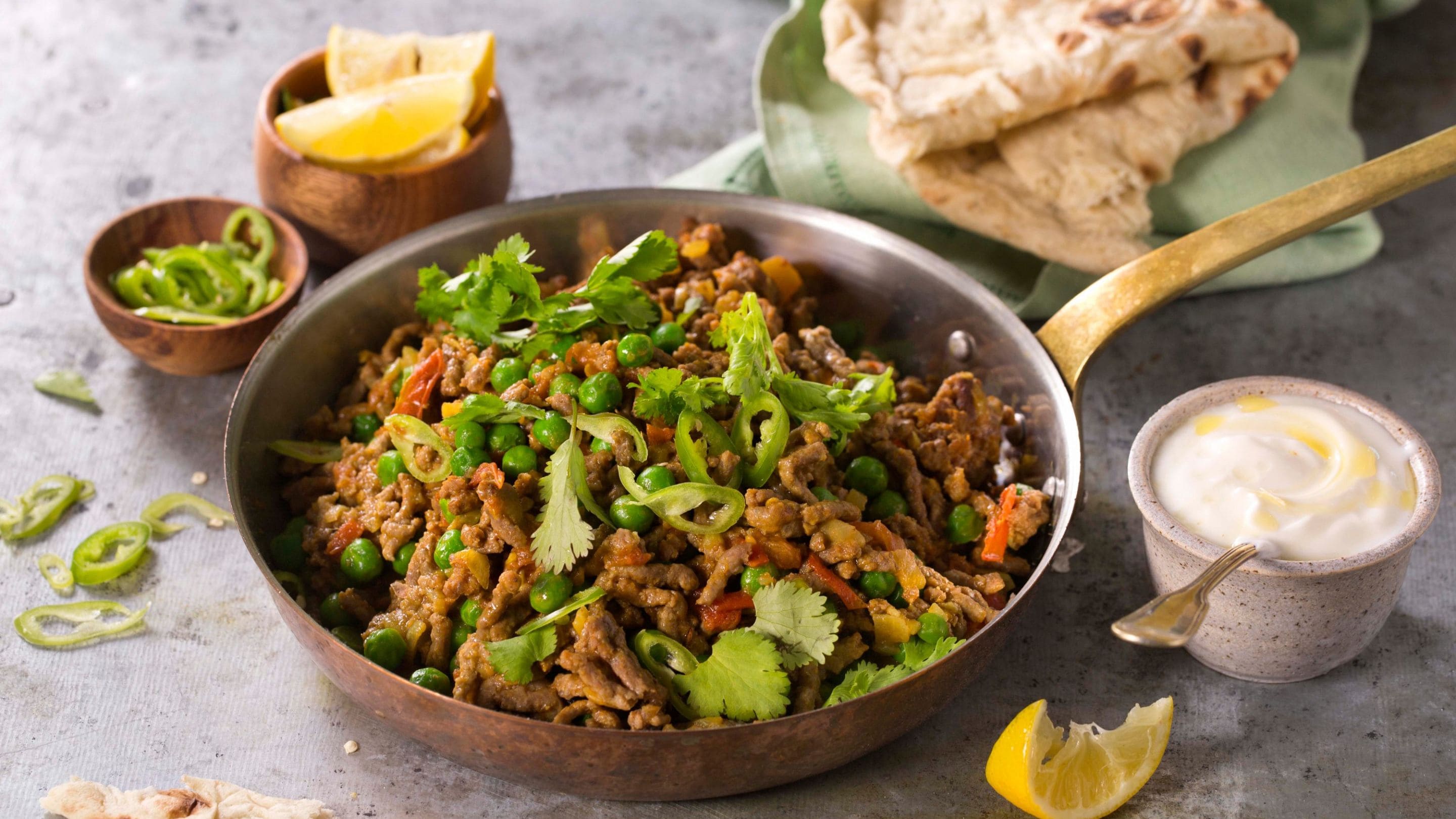Matar keema
