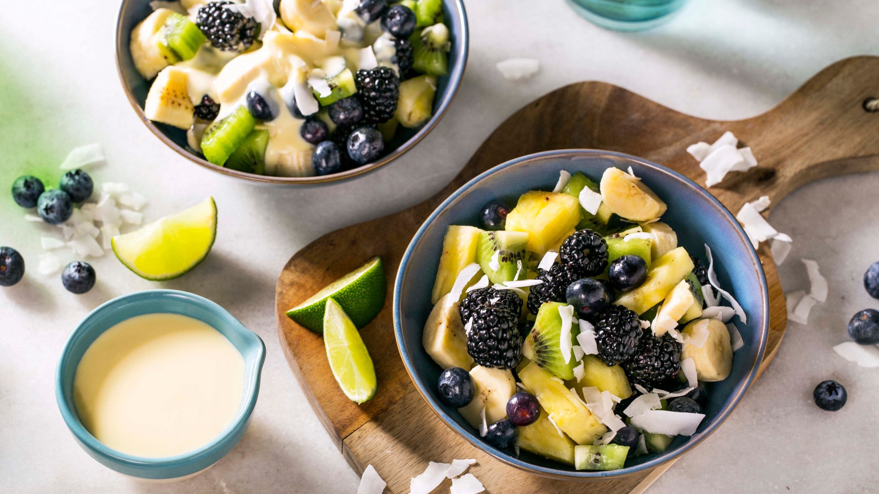 Tropisk fruktsalat (piña colada)