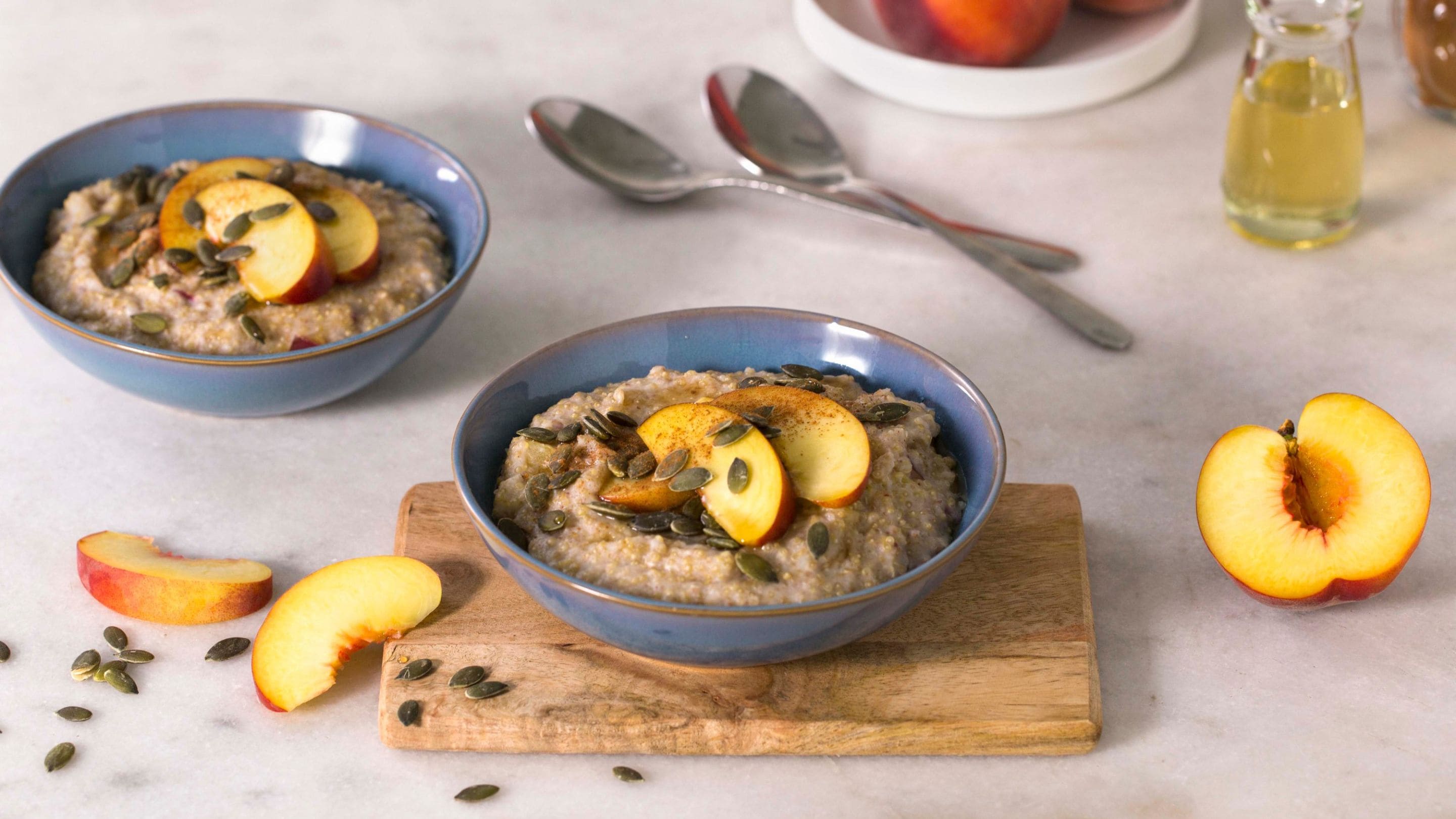 Quinoa- og bokhvetegrøt