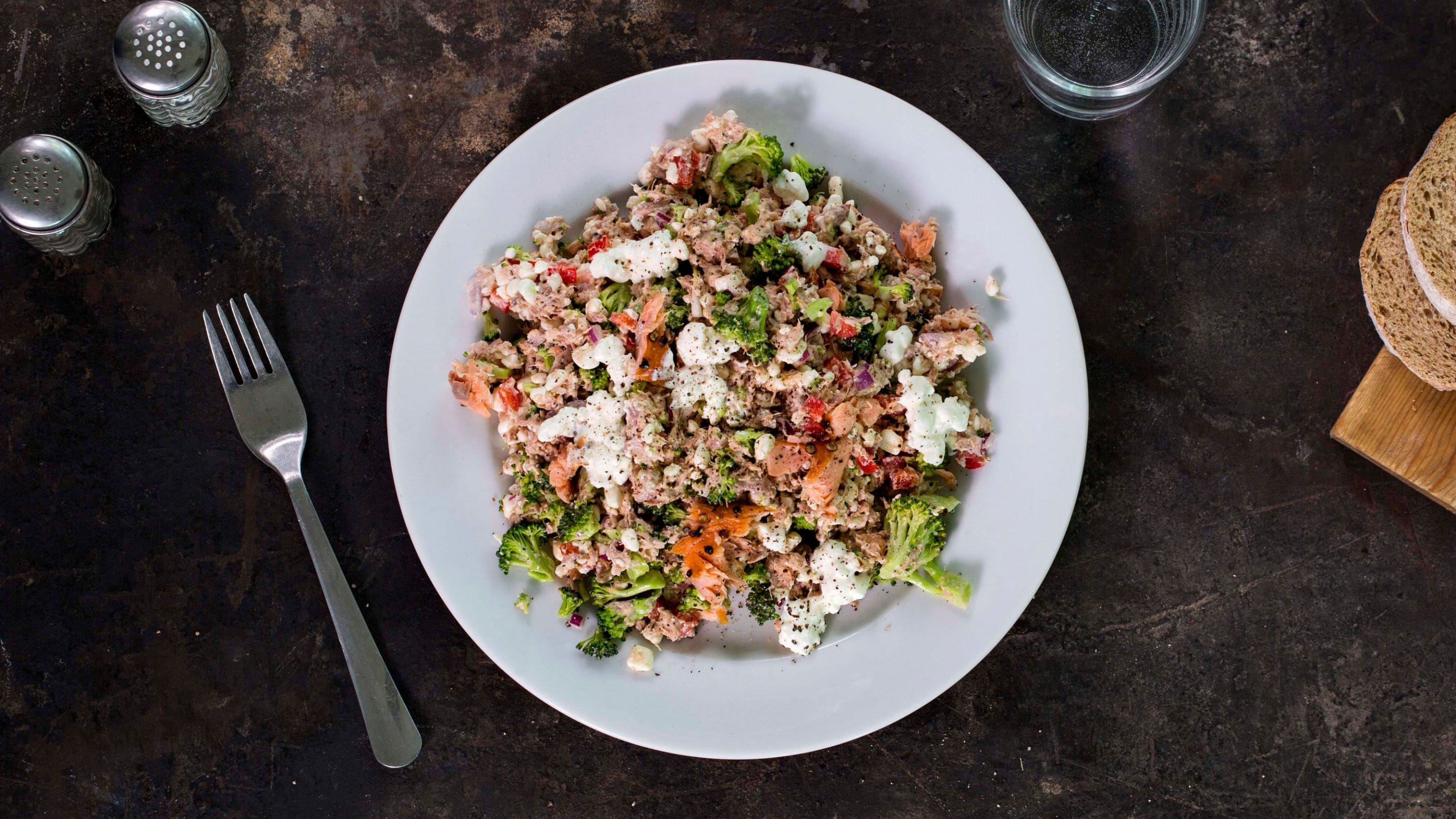 Tunfisksalat med cottage cheese