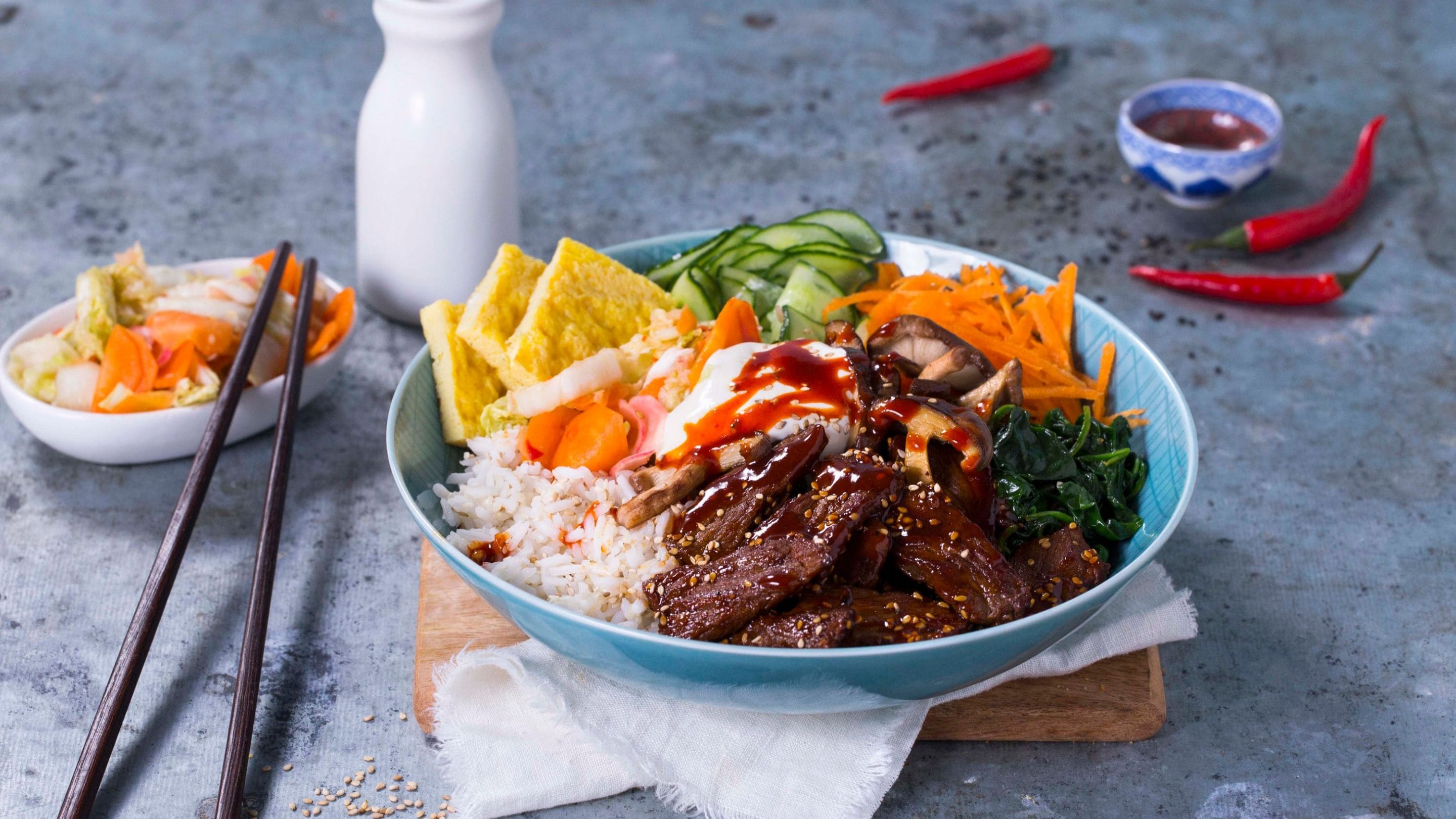 Klassisk bibimbap