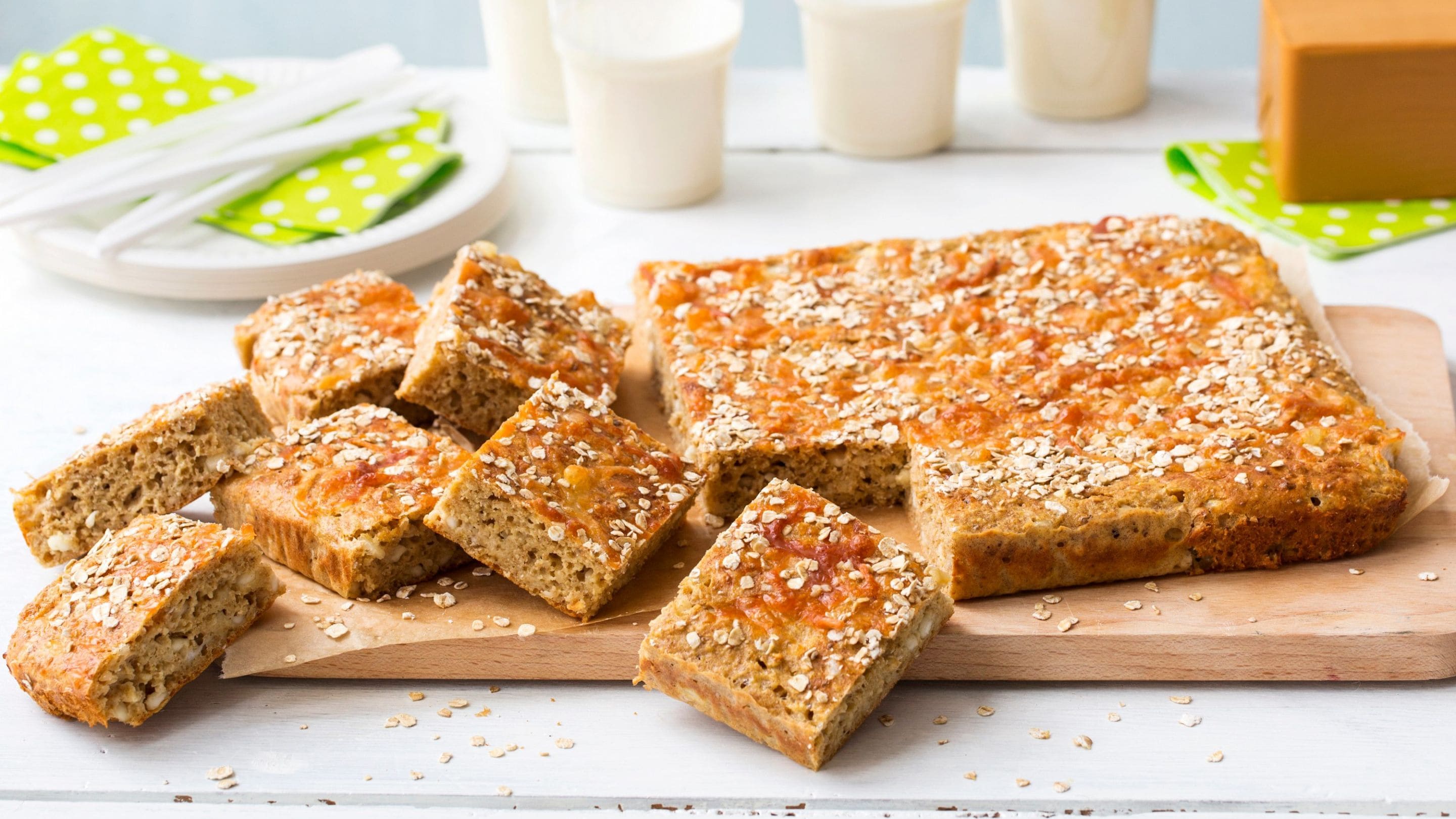 Proteinbriks med havregryn