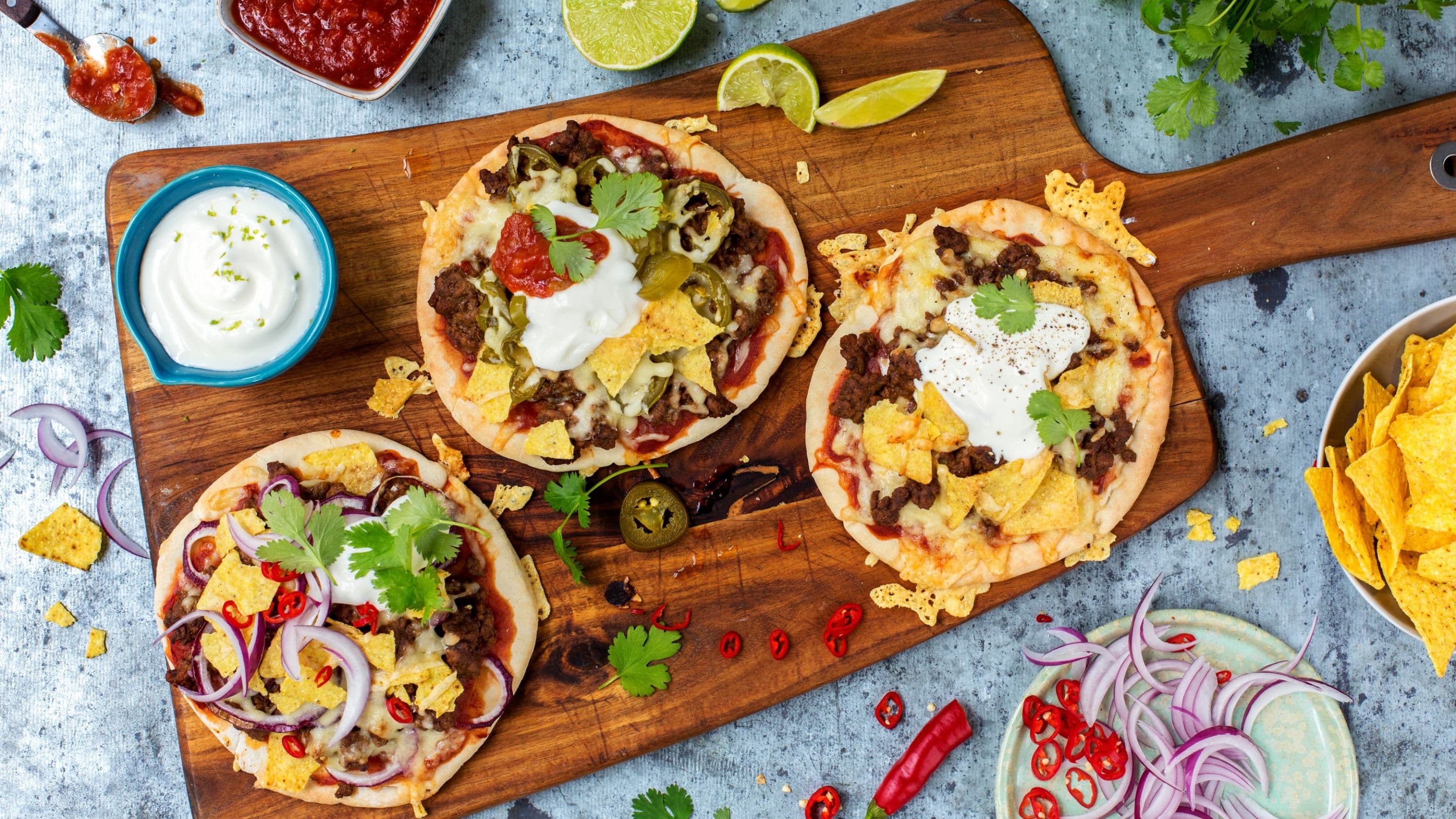 Mini-tacopizza
