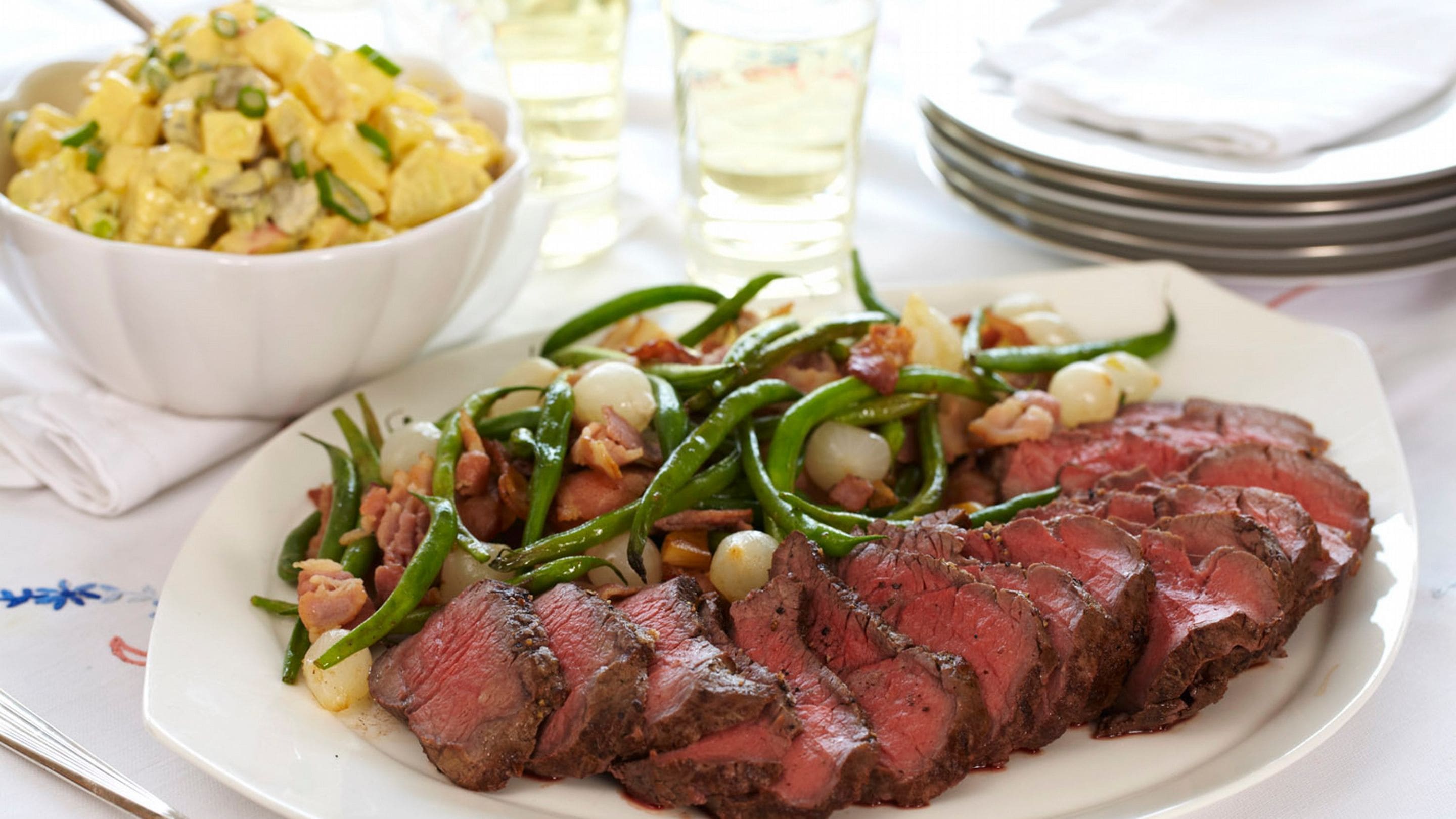Roastbiff med potetsalat