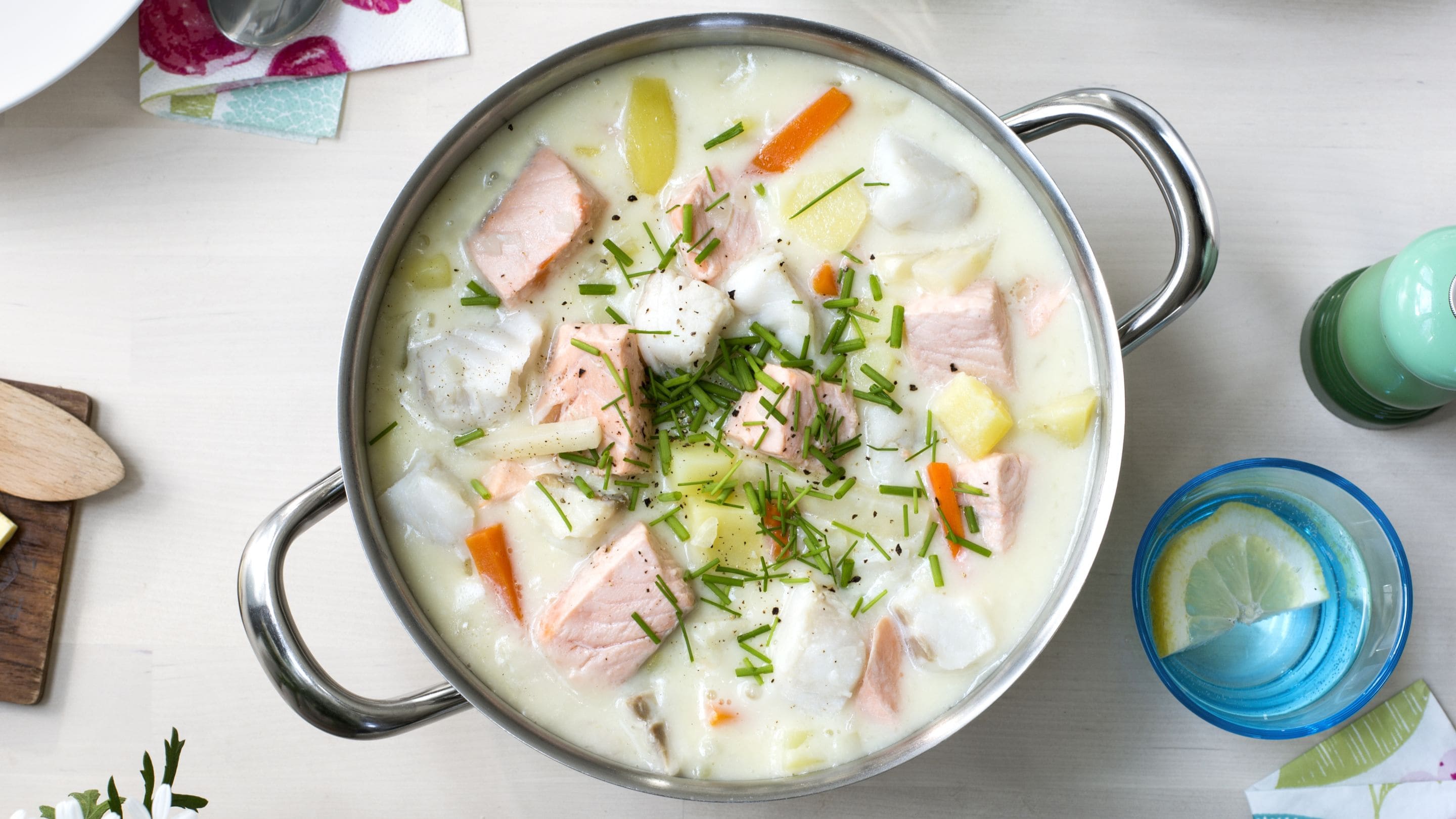 Hjemmelaget fiskesuppe