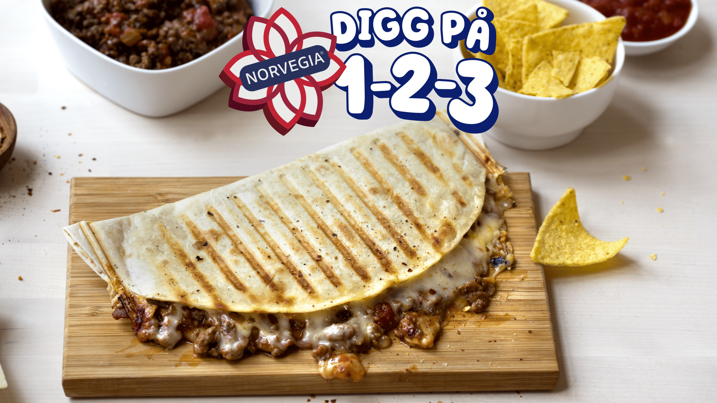 Taco-toast med Norvegia®