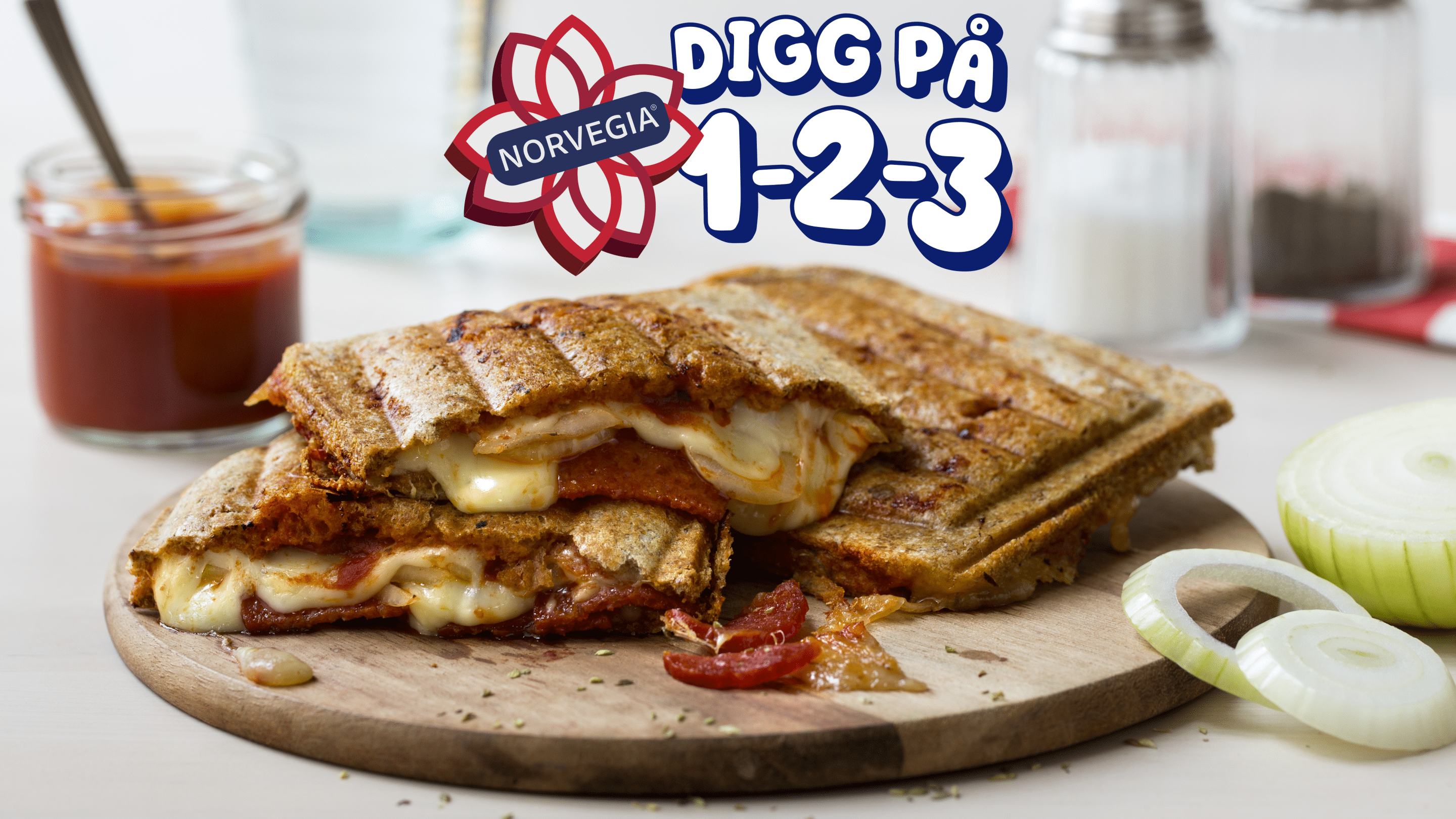 Pizza-toast med Norvegia®