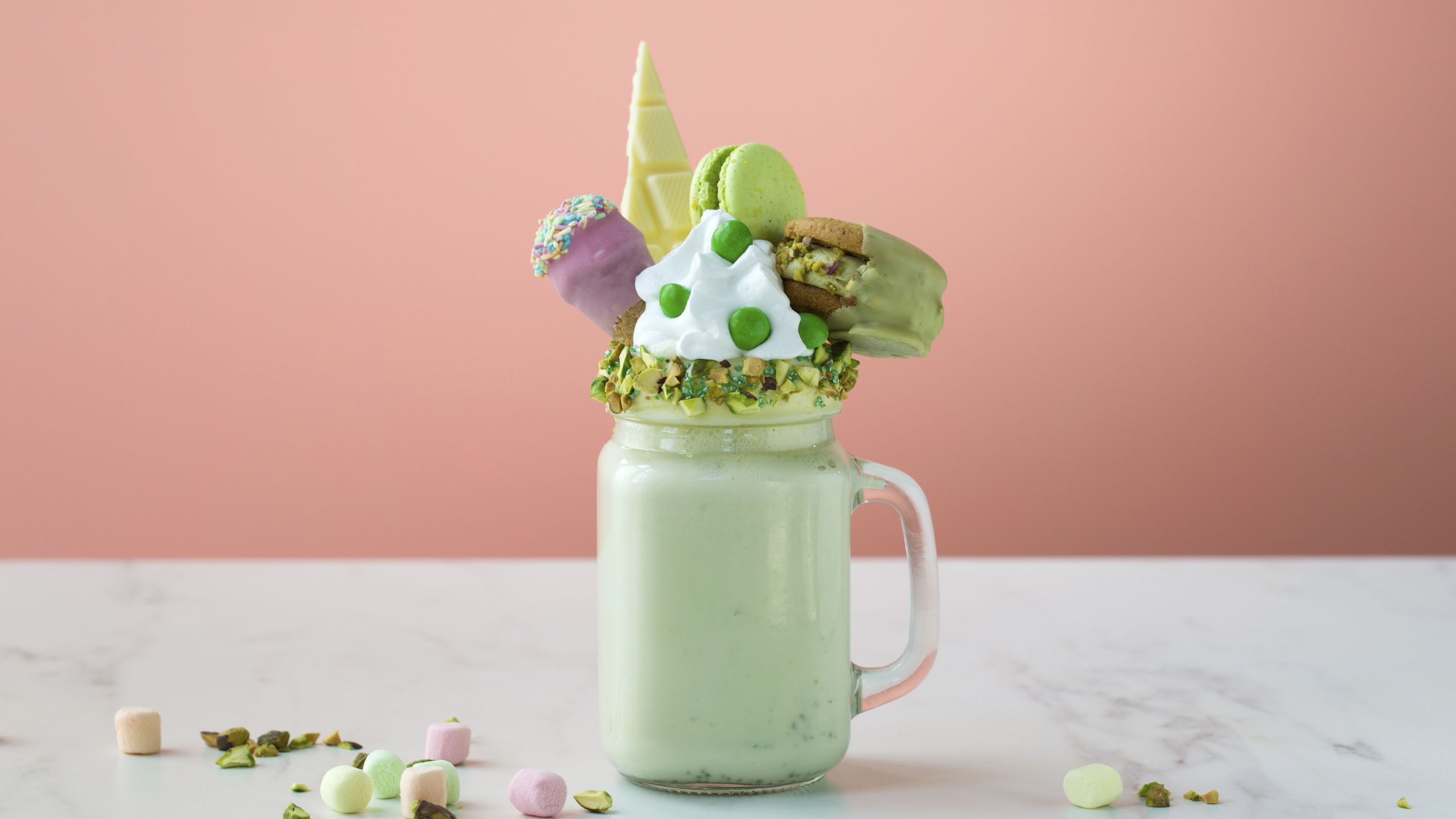 Pistasj milkshake