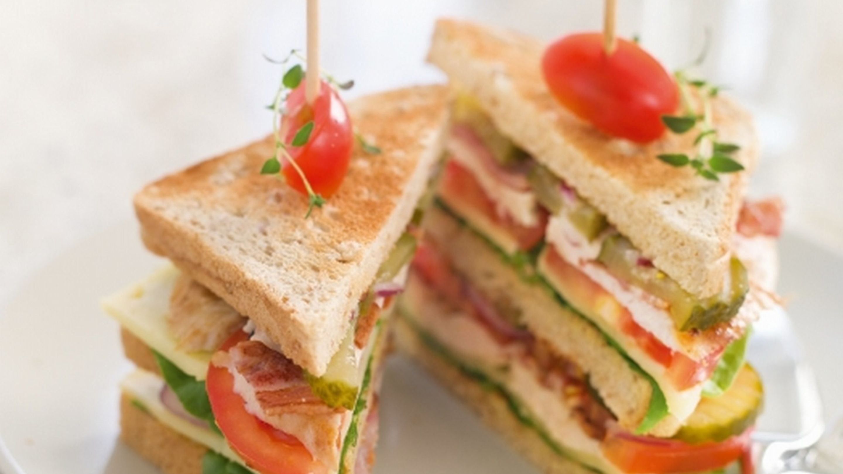 Club Sandwich med Norvegia