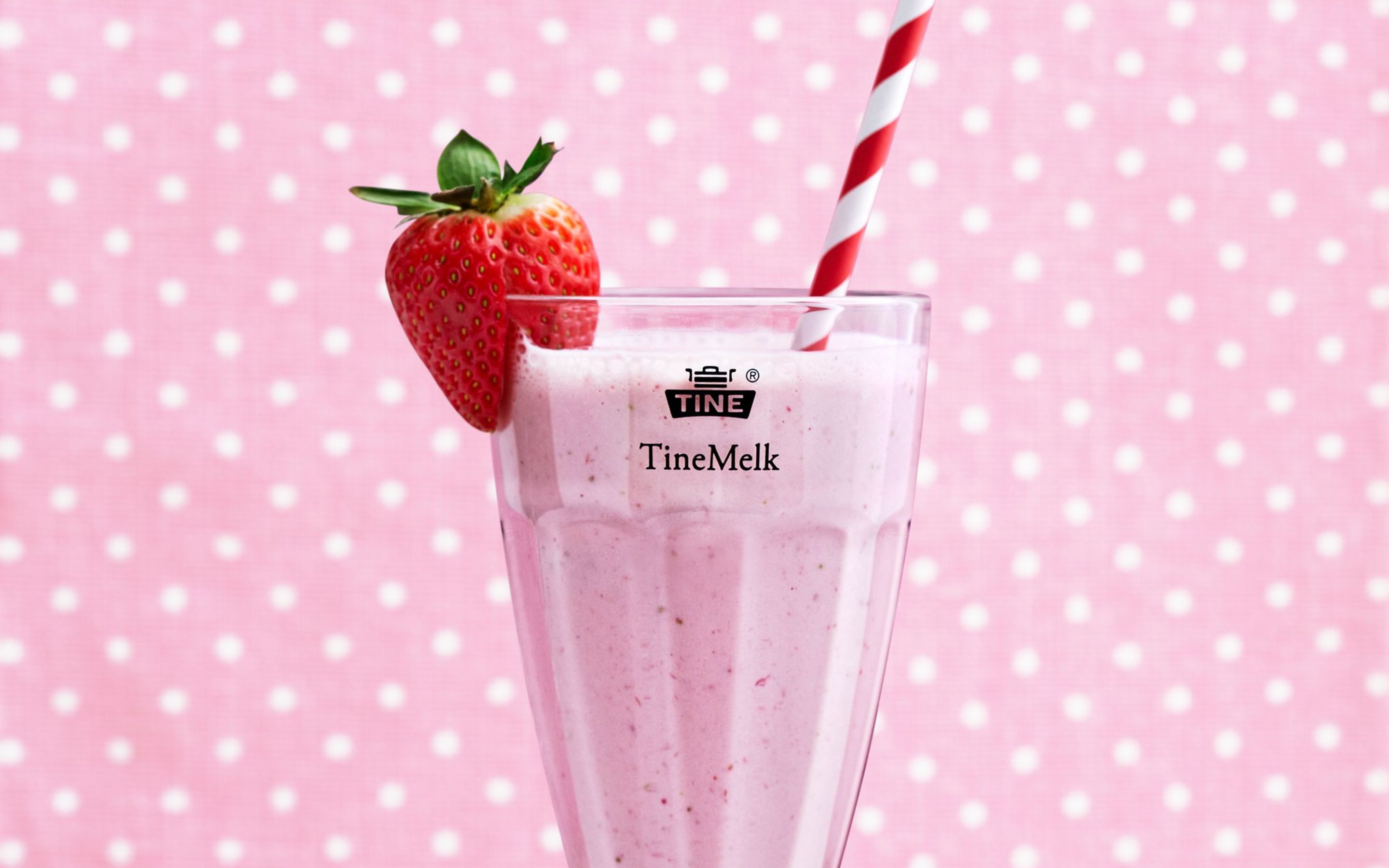 Milkshake med jordbær