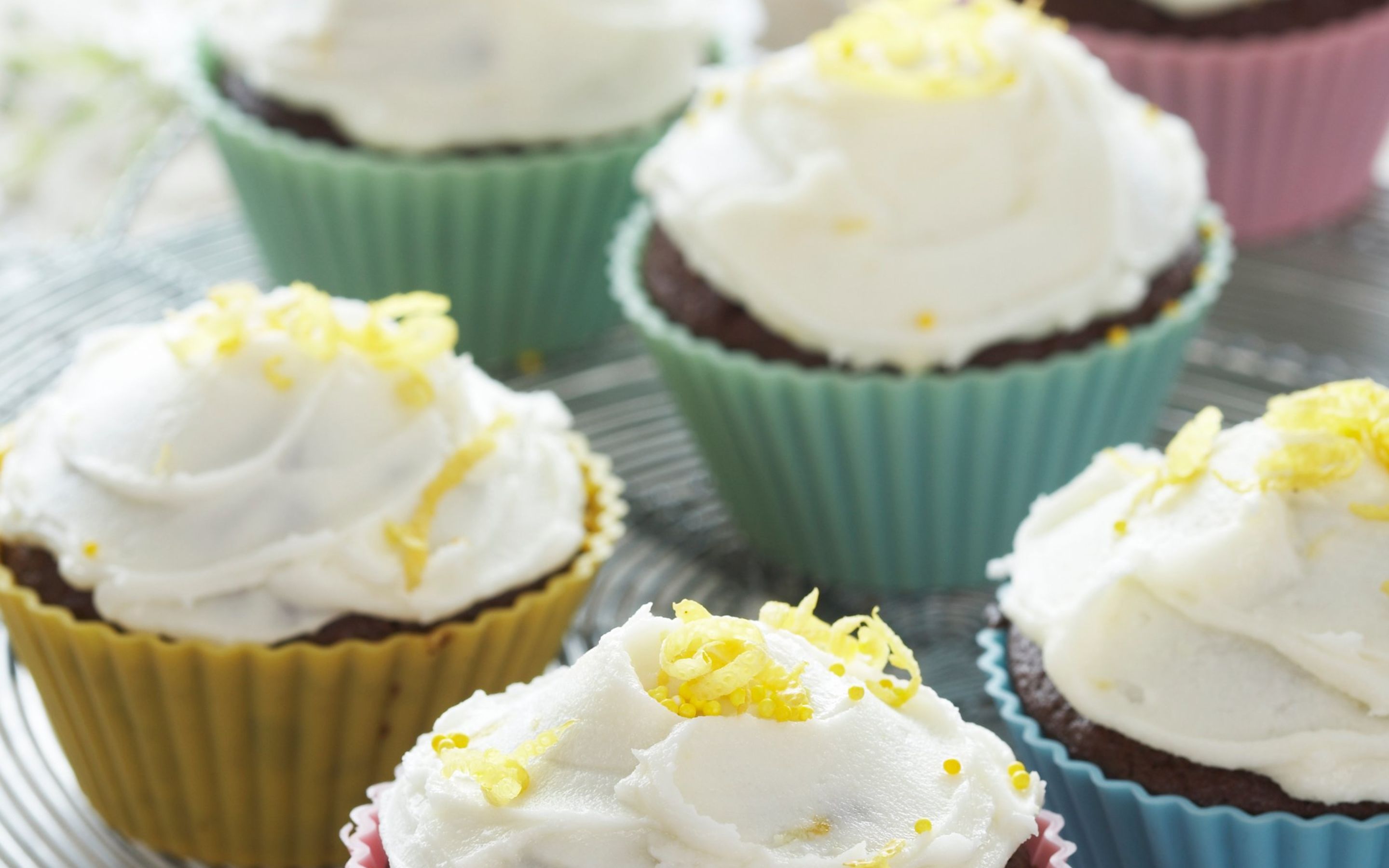 Cupcakes med sitrontopping