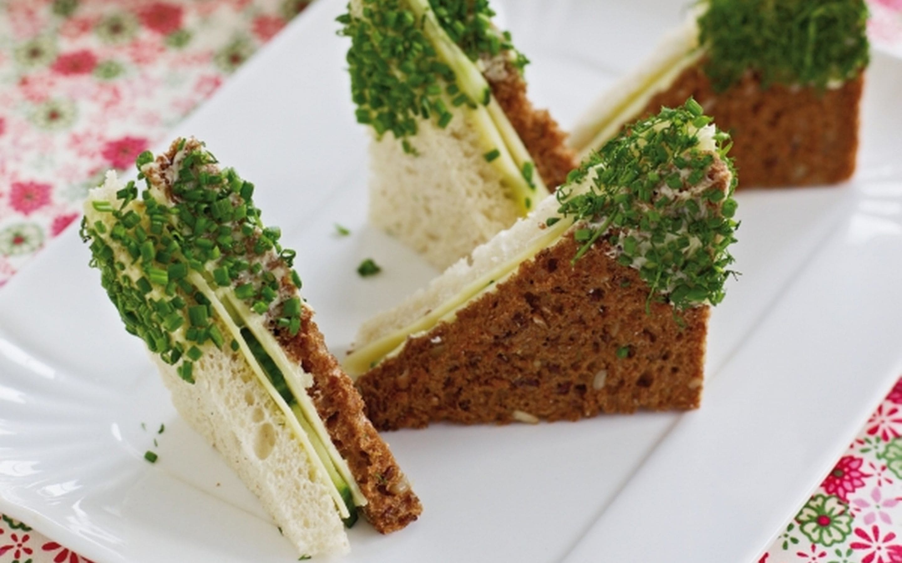 Fine te-smørbrød