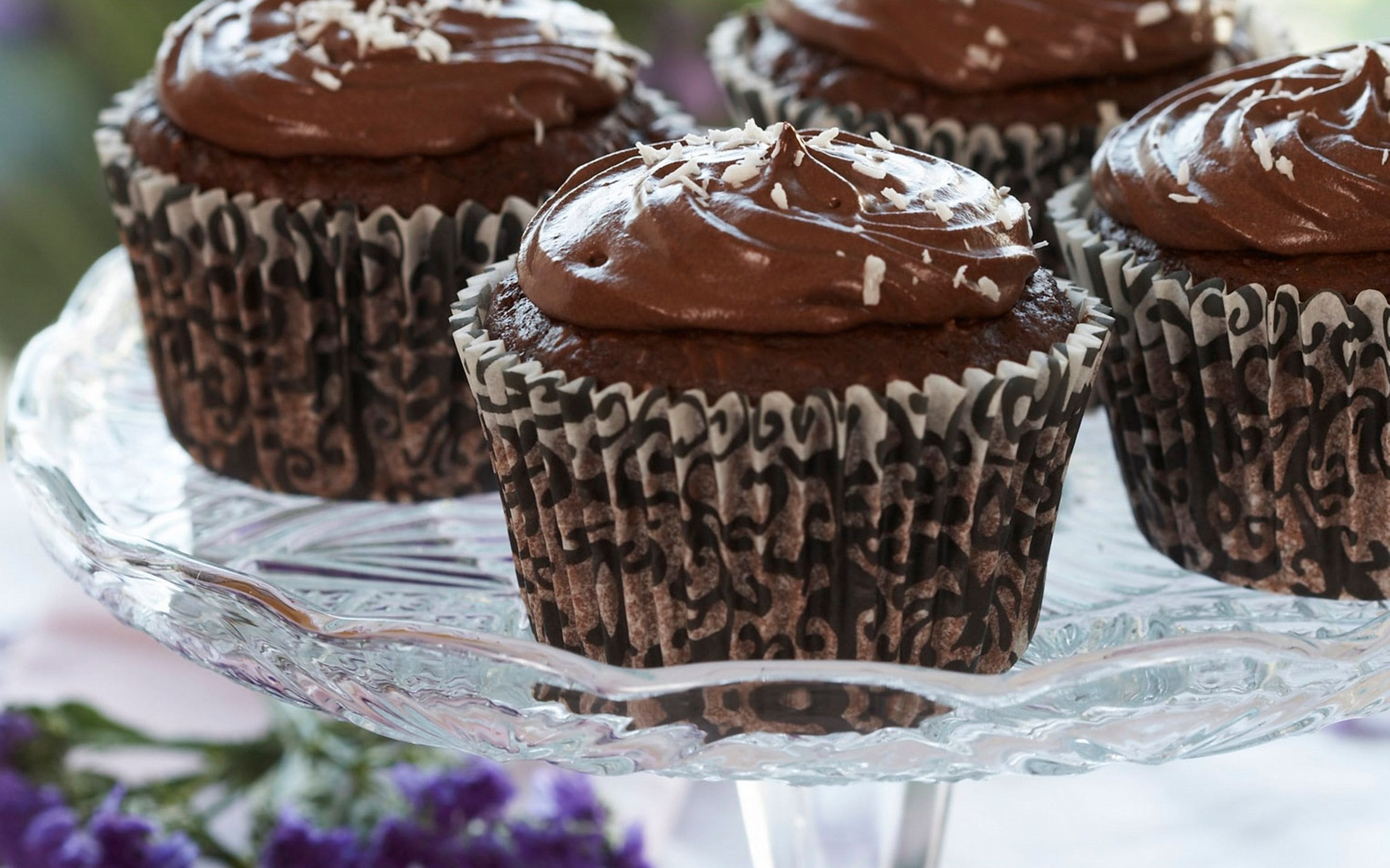 Kokosmuffins med sjokolade