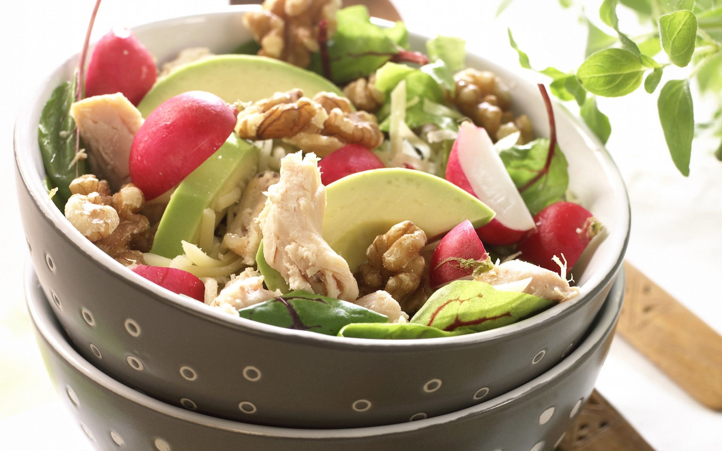 Kyllingsalat med karridressing