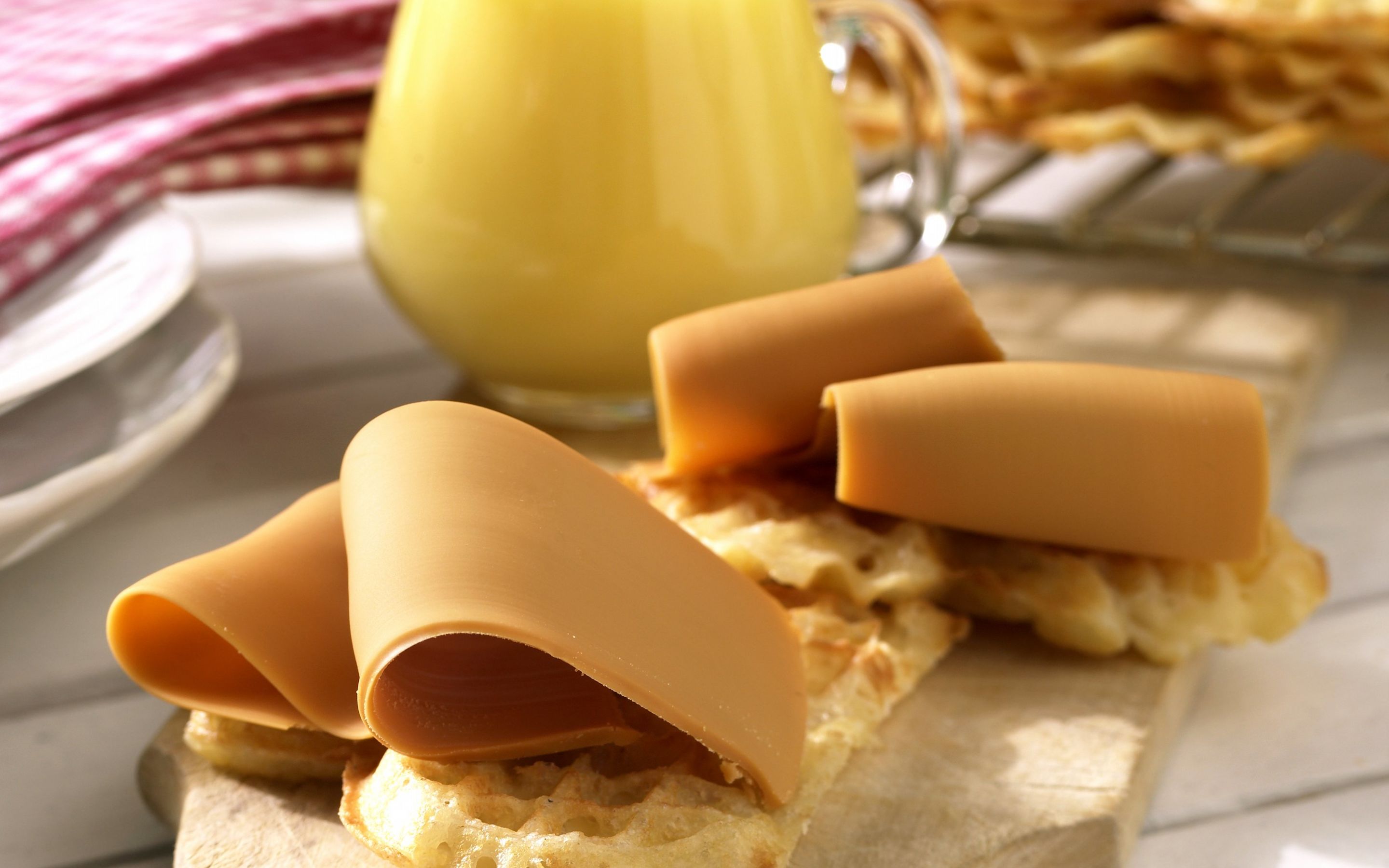 Vafler med brunost