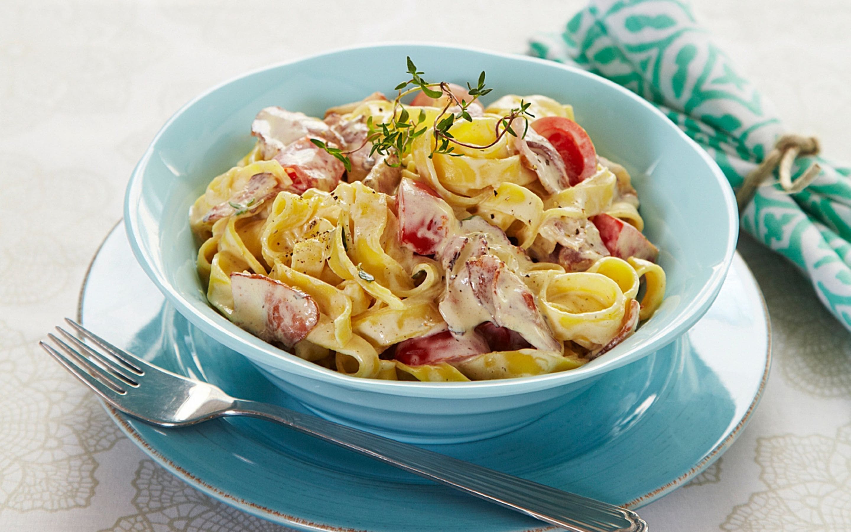 Pasta med kremost