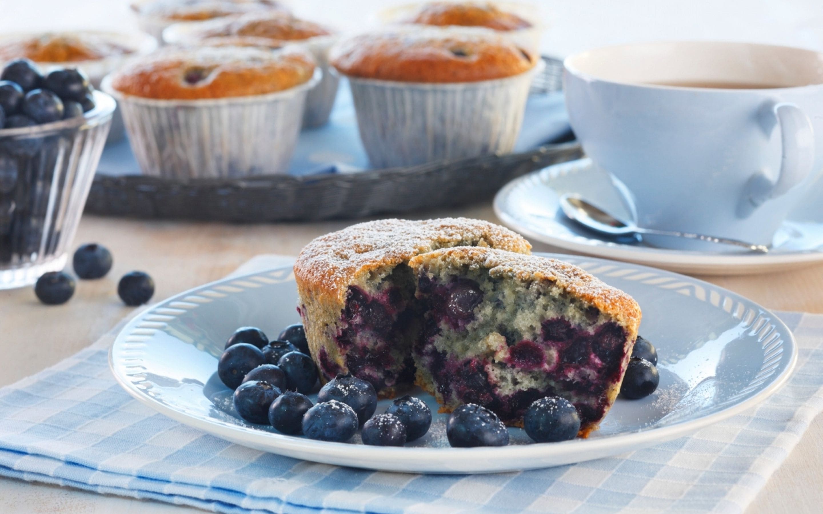 Blåbærmuffins