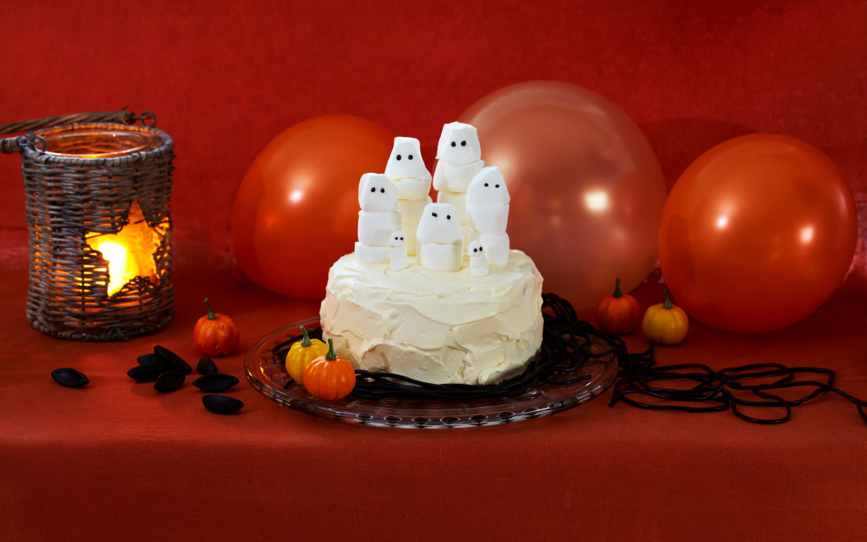 Spøkelseskake til halloween