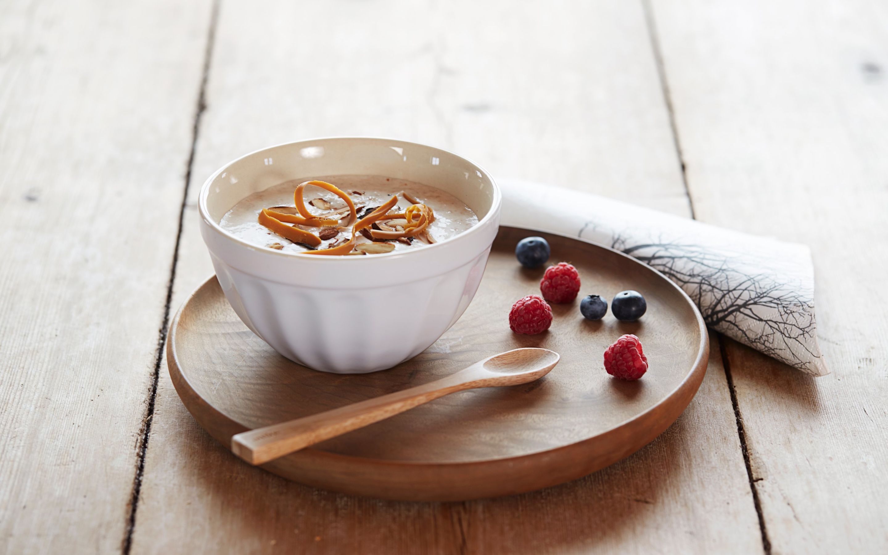 Kjøleskapsgrøt med brunost