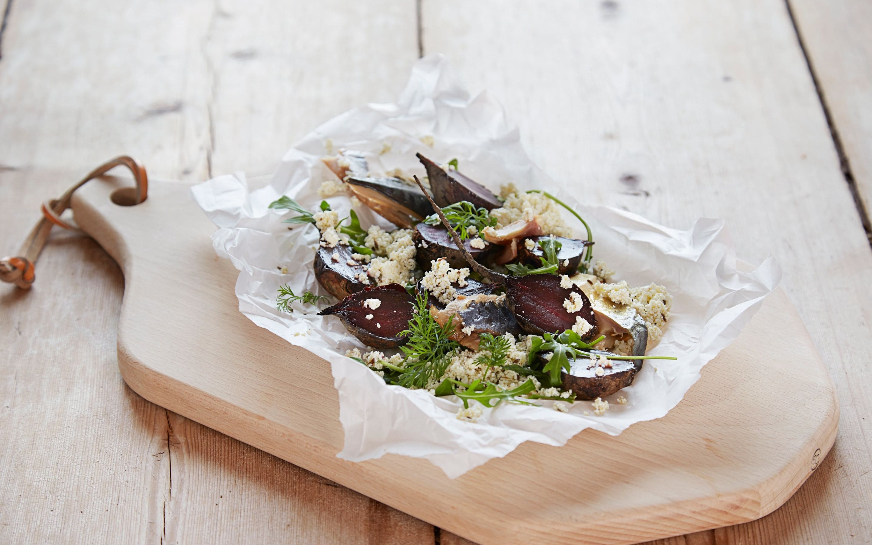 Skjørost- og rødbetsalat