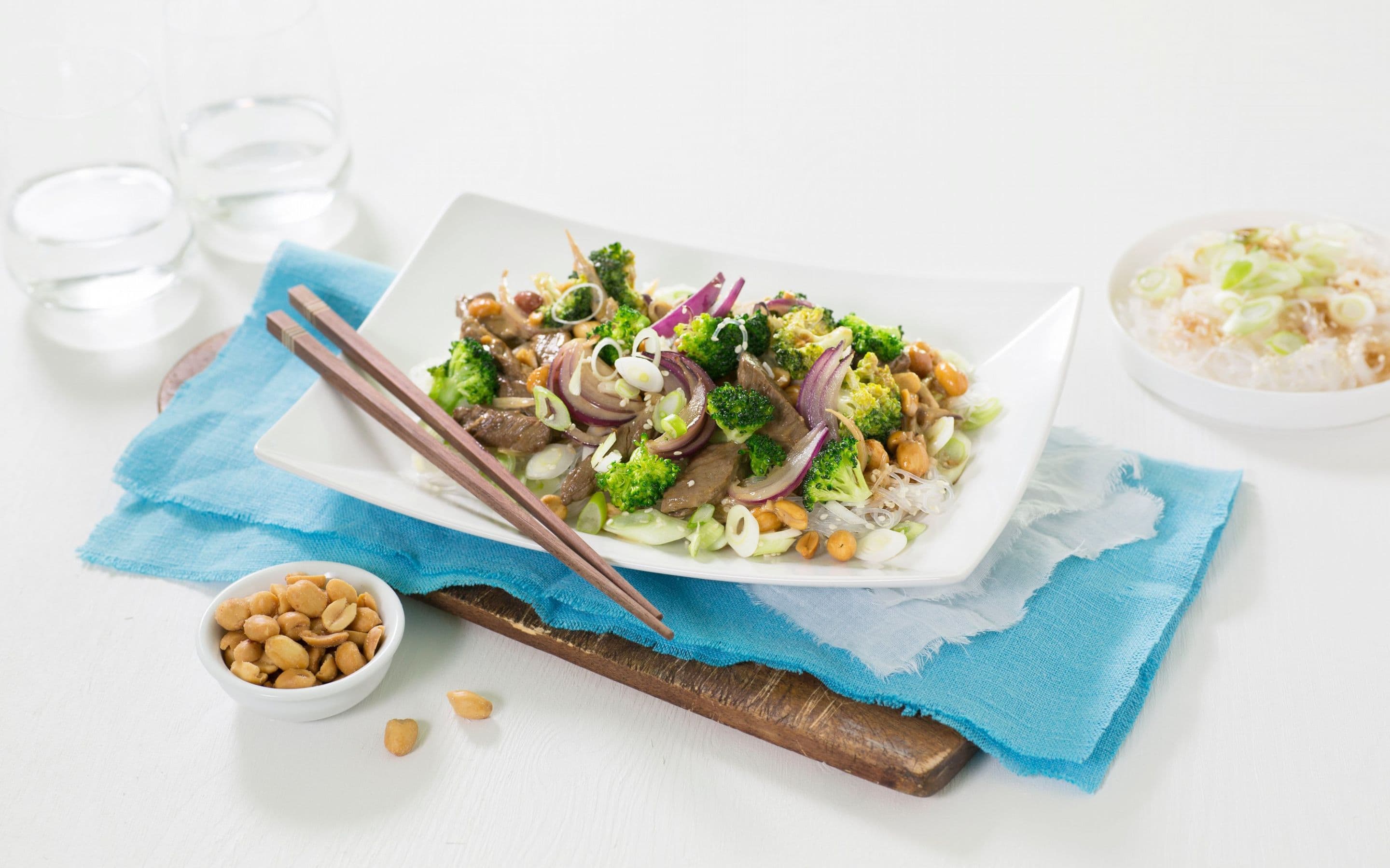 Biffwok med grønnsaker